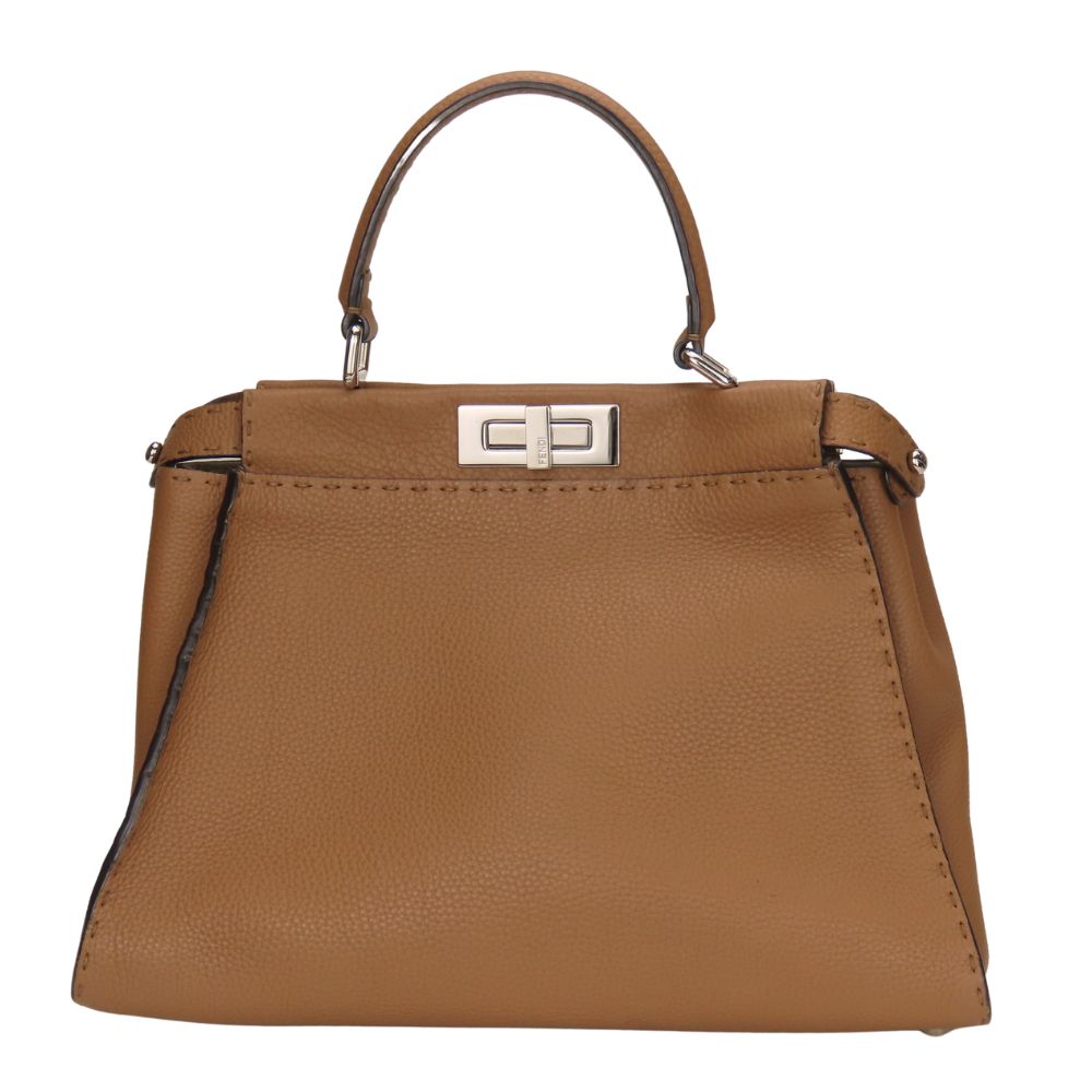 Fendi Peekaboo Celeria Leather 2way Bag