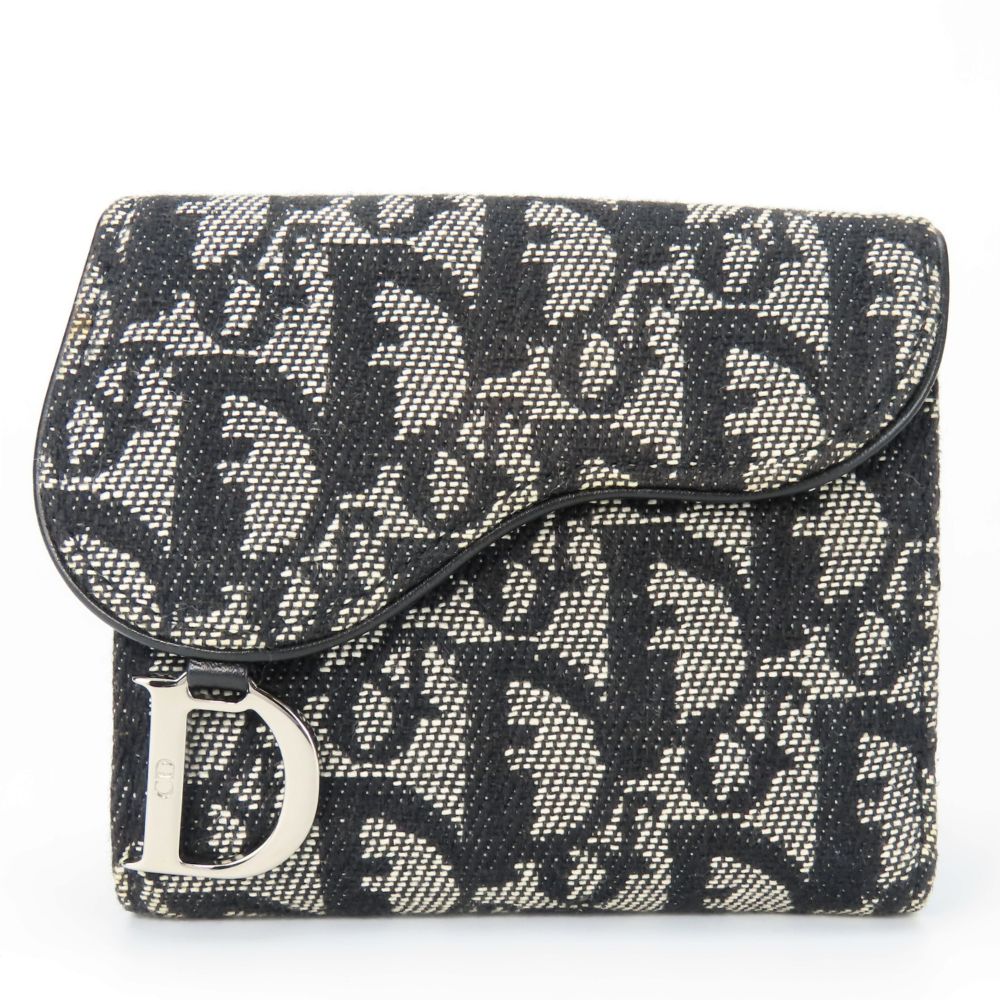Christian Dior Trotter Canvas Bifold Wallet