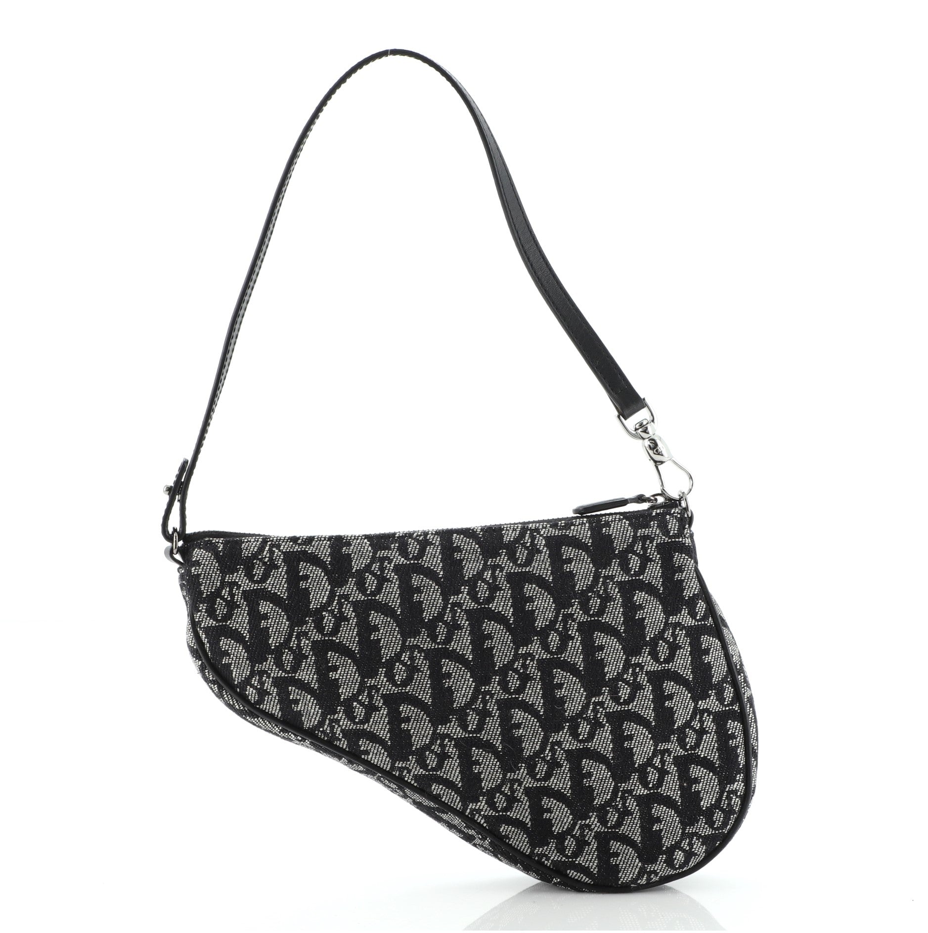 Vintage Saddle Bag Diorissimo Canvas Mini