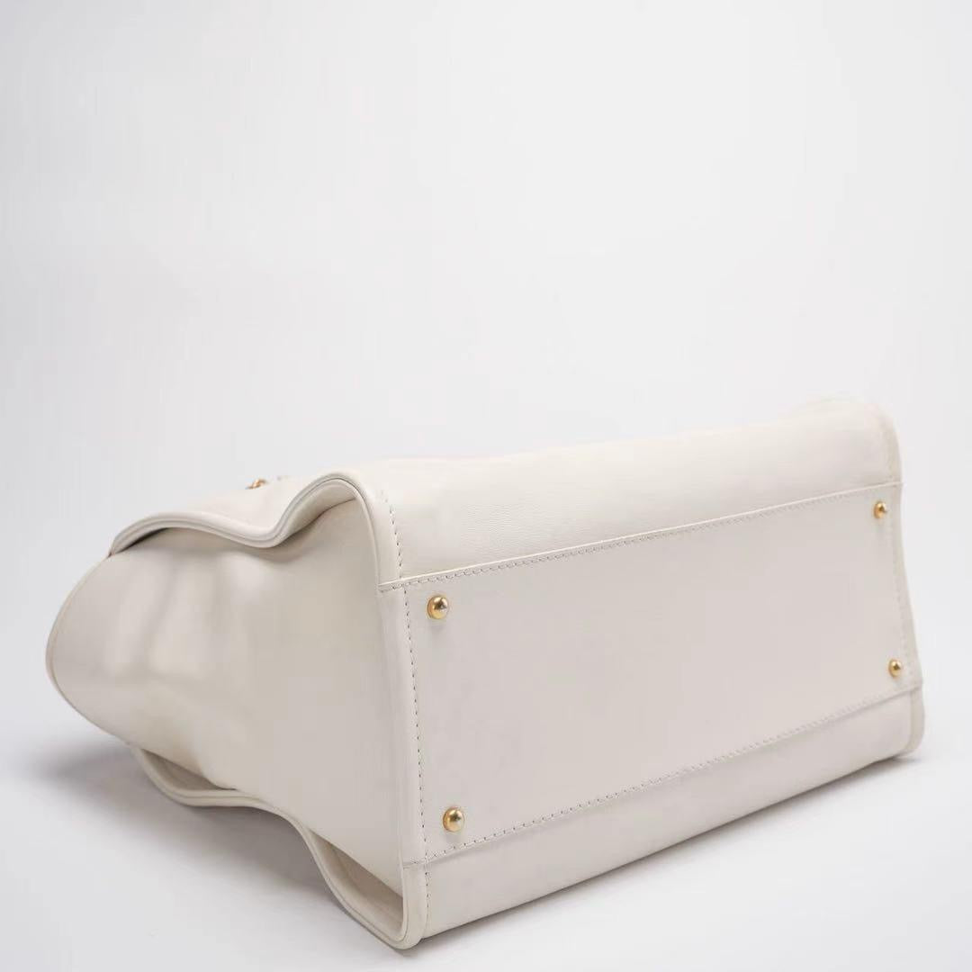 Chanel Deauville Tote Bag With Pouch Enamel White Multicolour (2022 Spring/Summer Limited Edition)