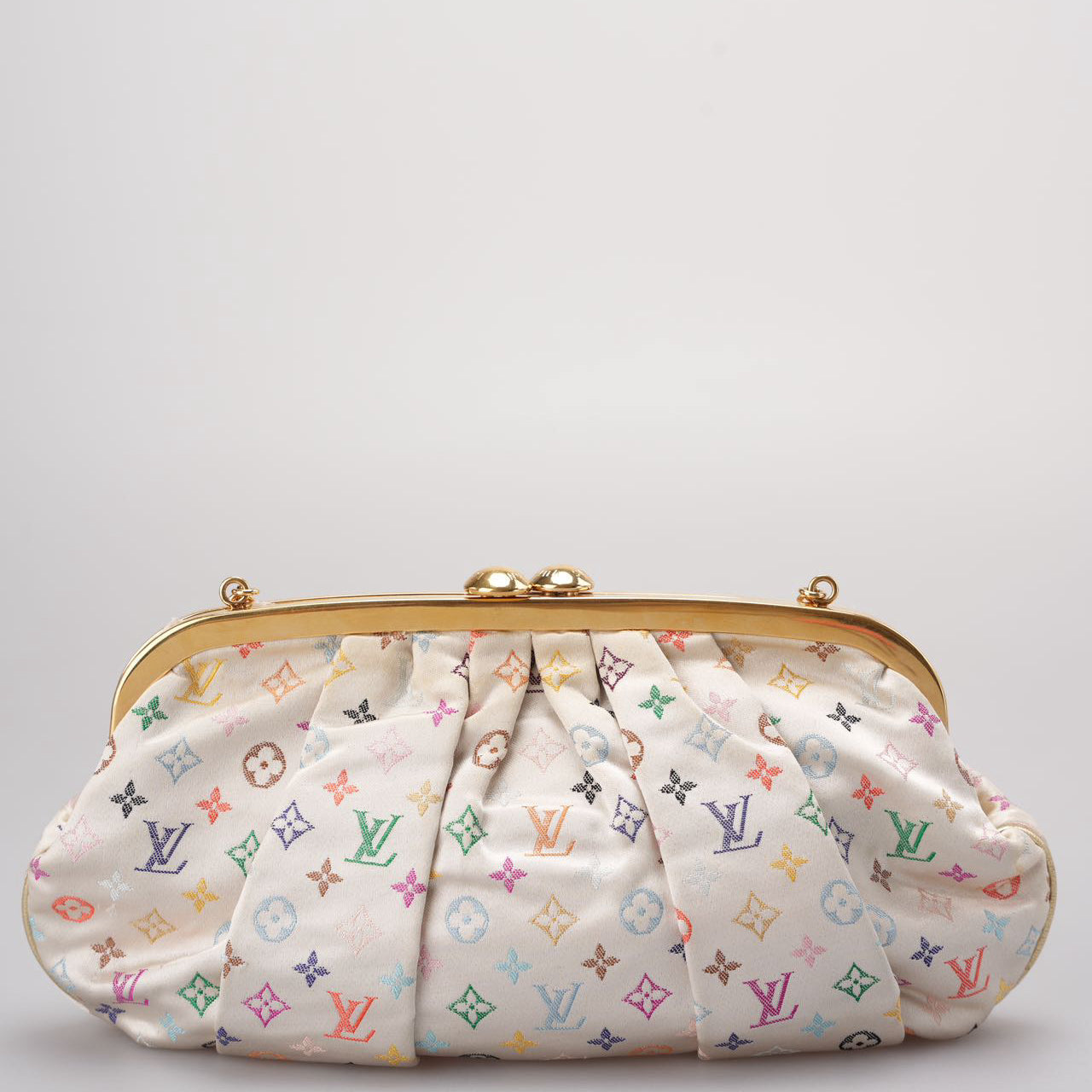 Louis Vuitton x Takashi Murakami Monogram Multicolore Aumoniere Evening Bag