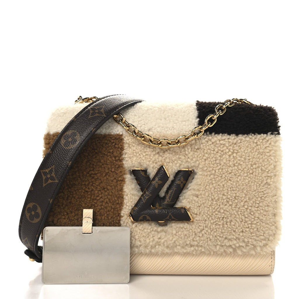 Monogram Epi Teddy Twist MM Creme