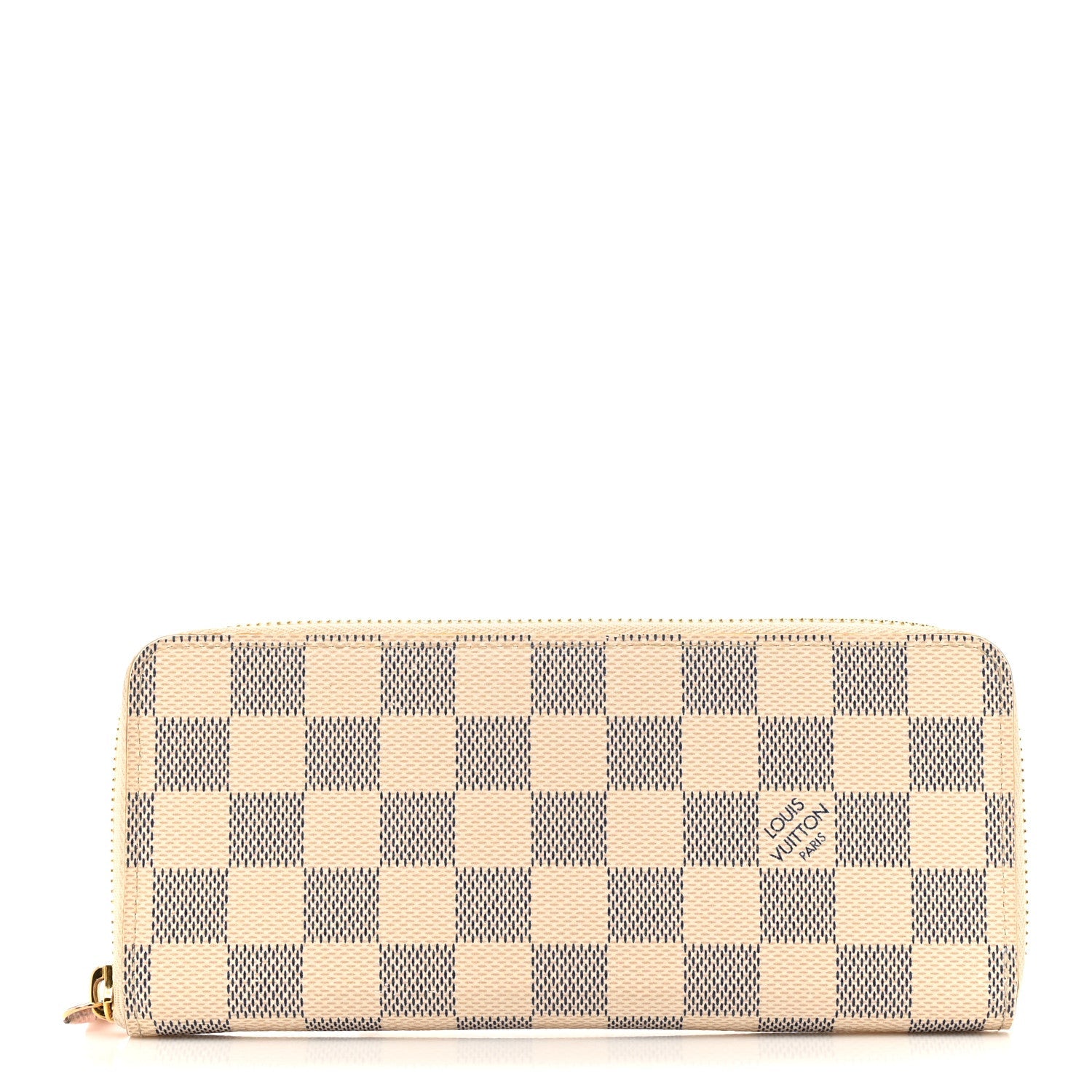 Damier Azur Clemence Wallet Rose Ballerine