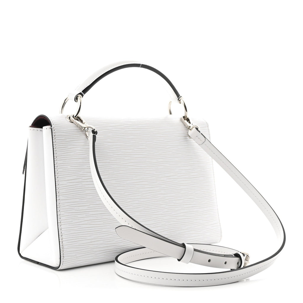 Epi Pochette Grenelle White