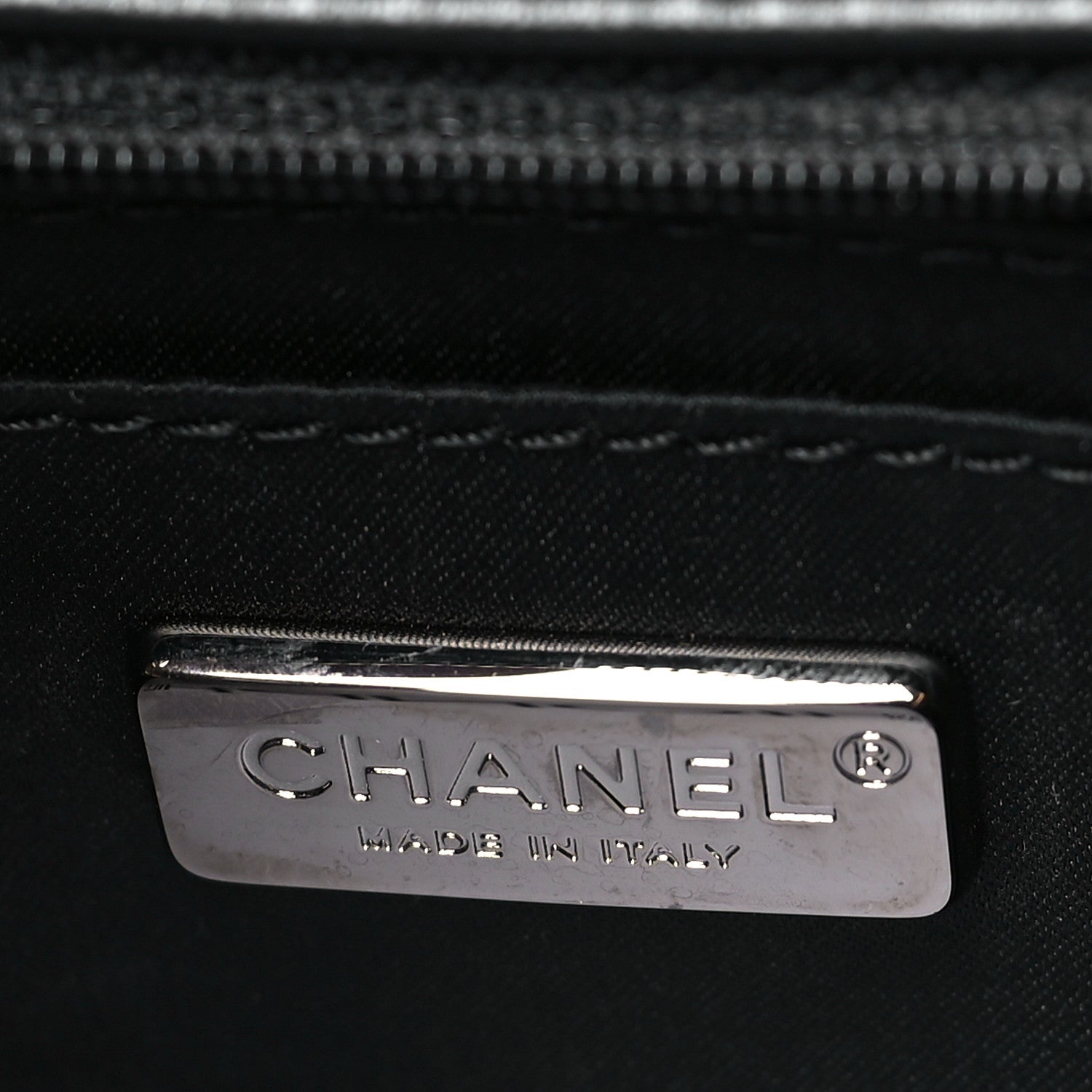 Sequin Medium Single Flap Silver Black Multicolor
