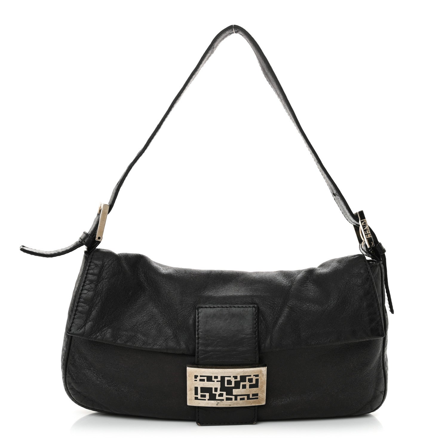 Calfskin Baguette Black