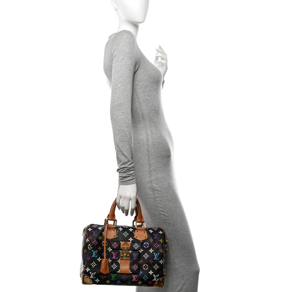 Monogram Multicolor Speedy 30 Black