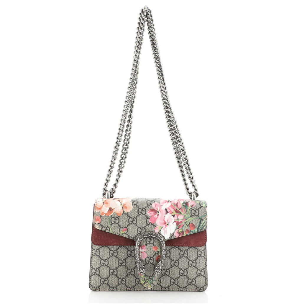 Dionysus Bag Blooms Print GG Coated Canvas Mini