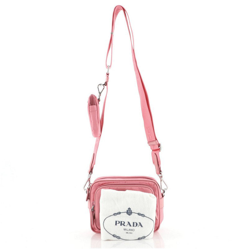 Re-Edition 2005 Camera Bag Tessuto with Saffiano Leather Mini