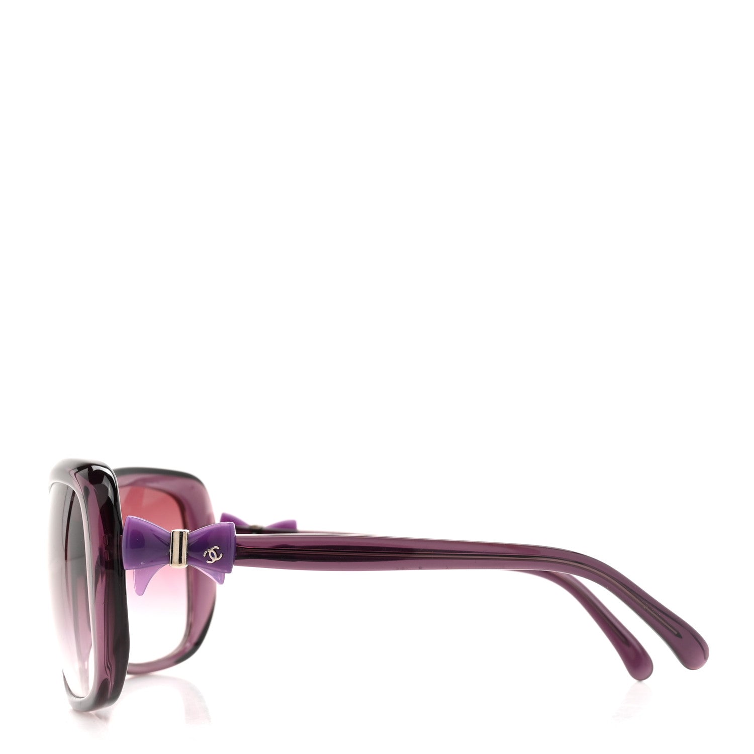 Acetate CC Bow Sunglasses 5171 Purple