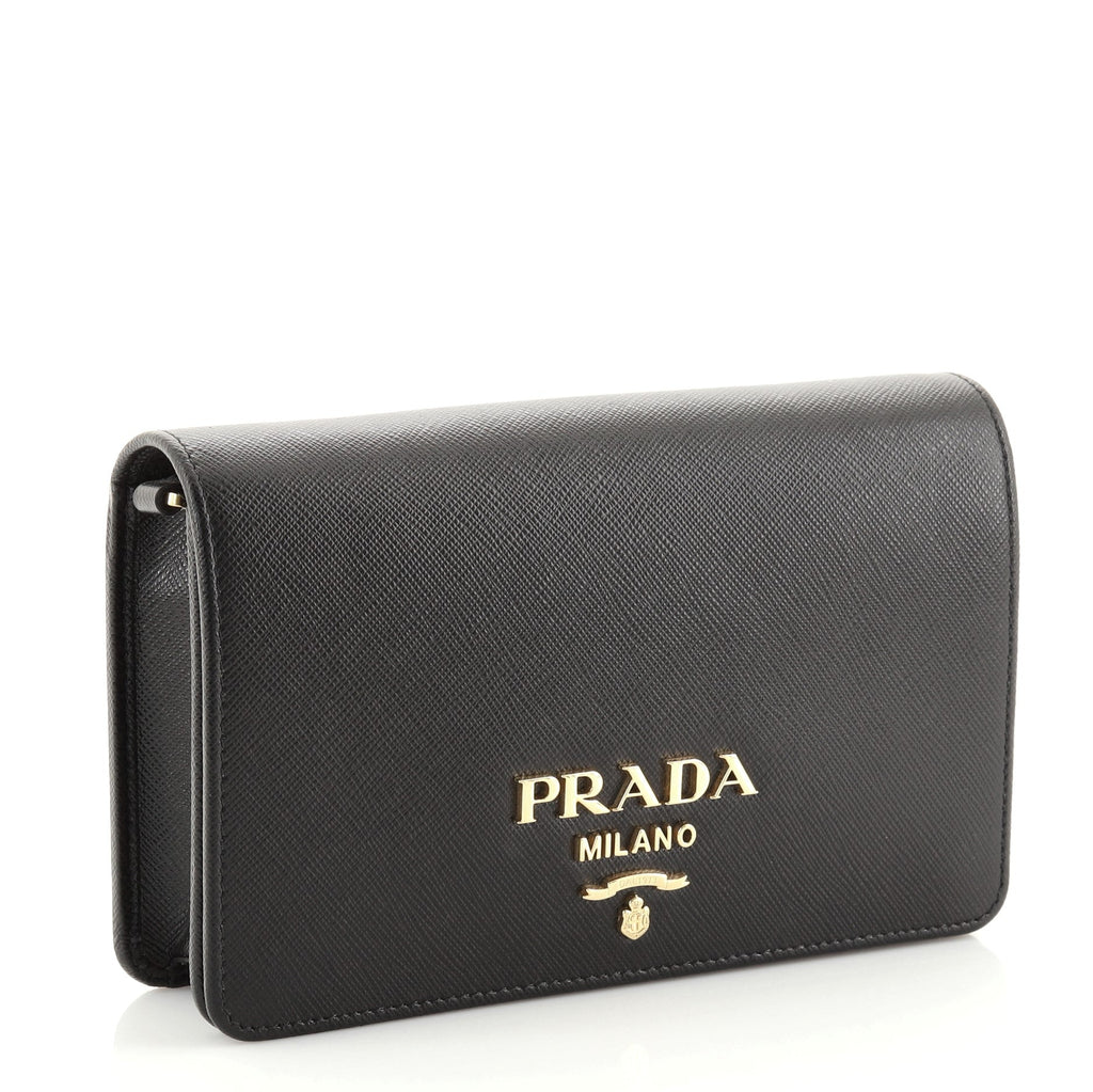Flap Crossbody Saffiano Leather Mini