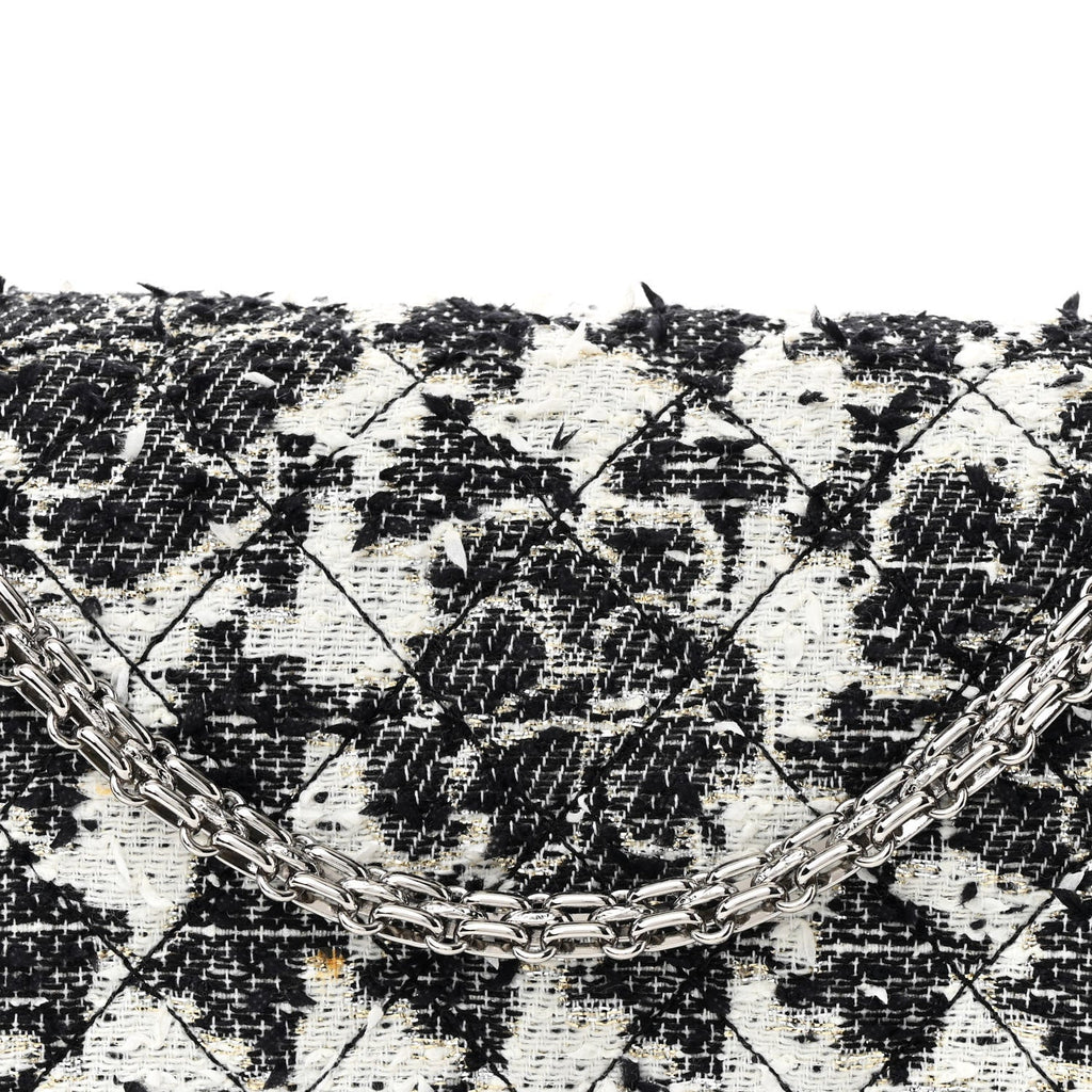 Tweed Camellia Quilted 2.55 Reissue 226 Flap Ecru