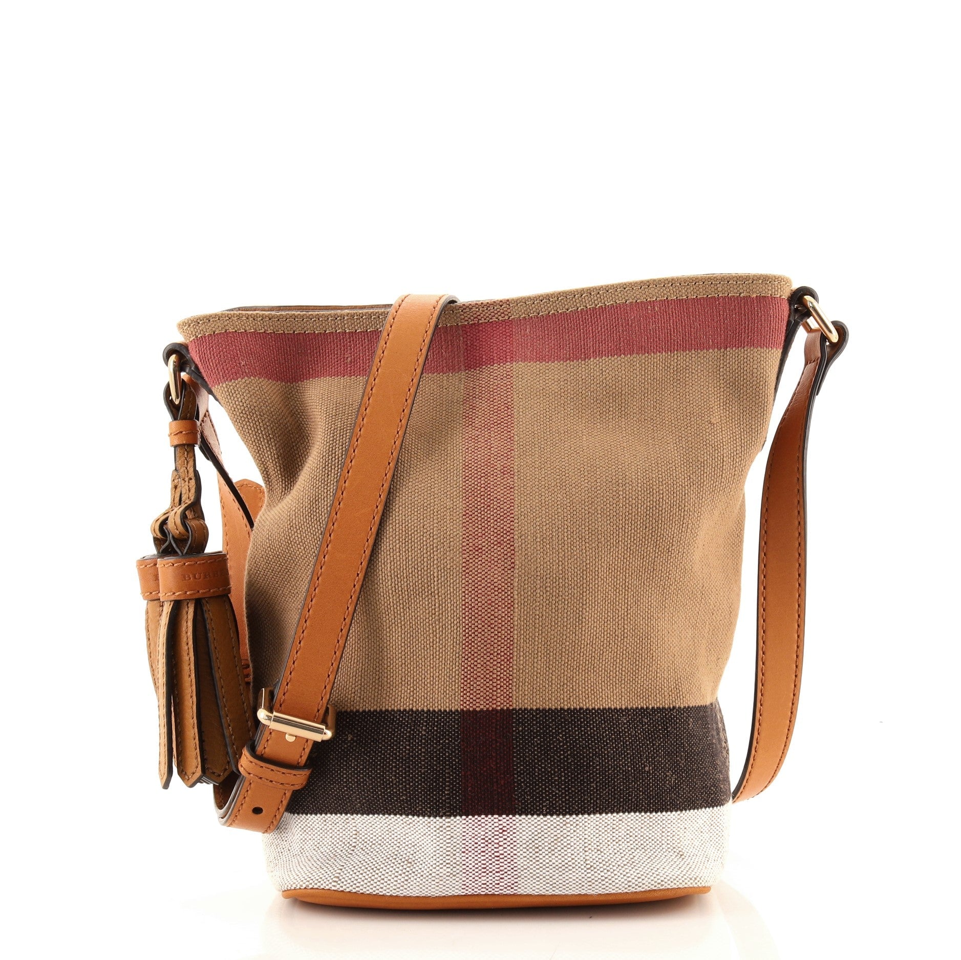 Ashby Bag House Check Canvas with Leather Mini