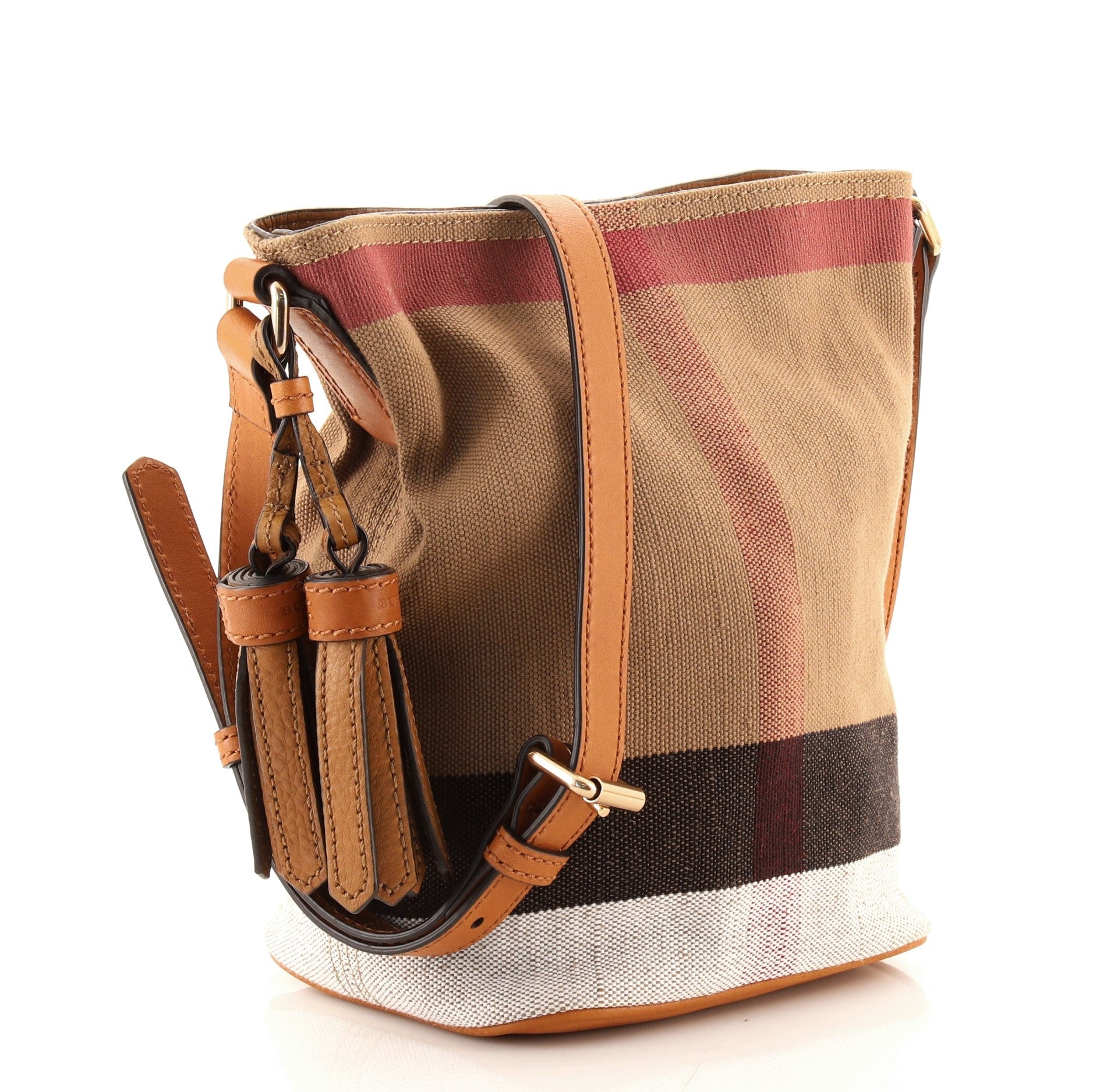 Ashby Bag House Check Canvas with Leather Mini