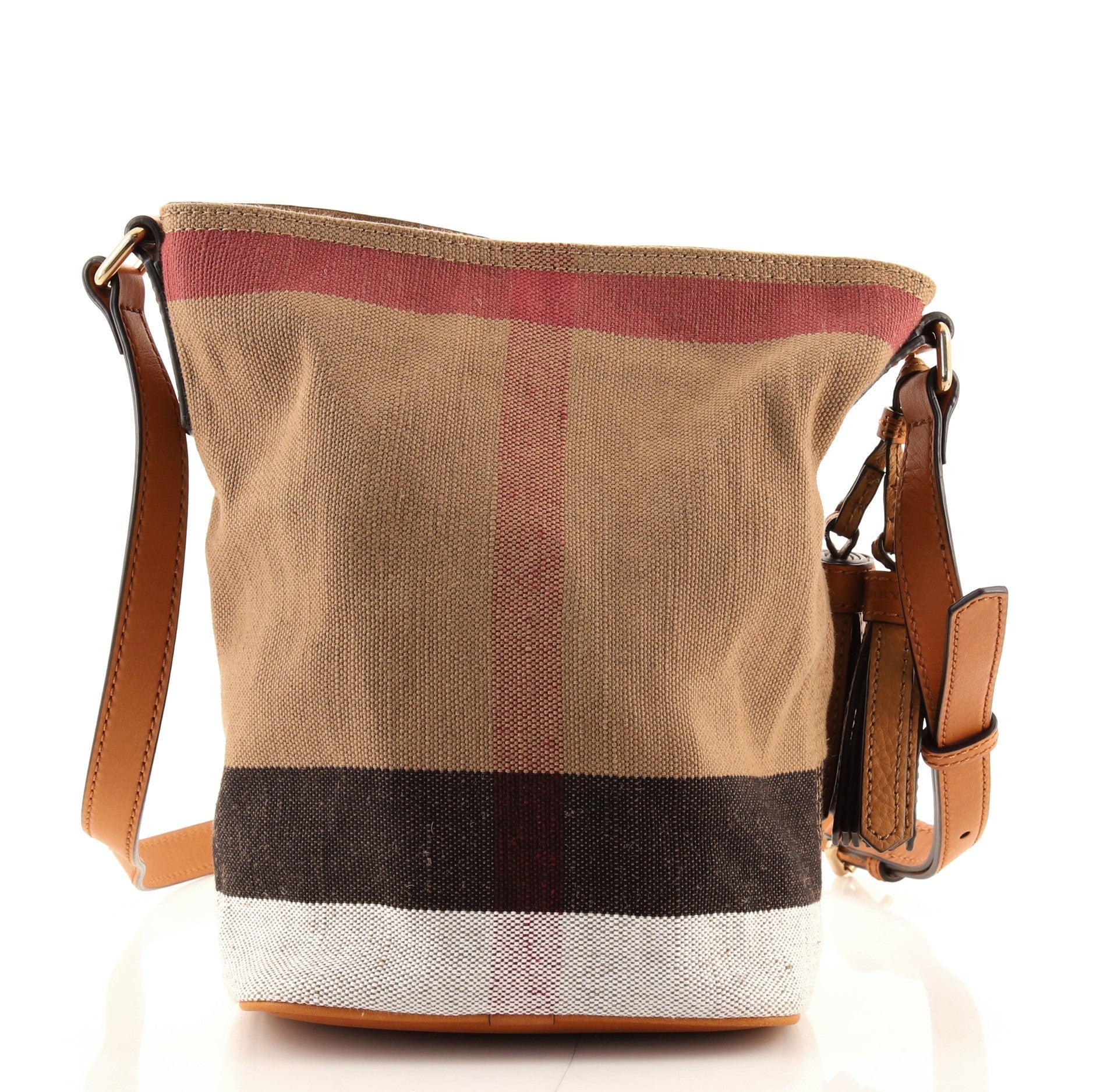 Ashby Bag House Check Canvas with Leather Mini