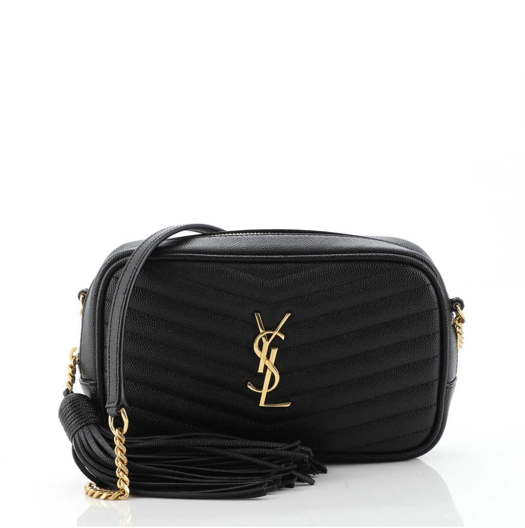 Lou Camera Bag Matelasse Chevron Leather Mini