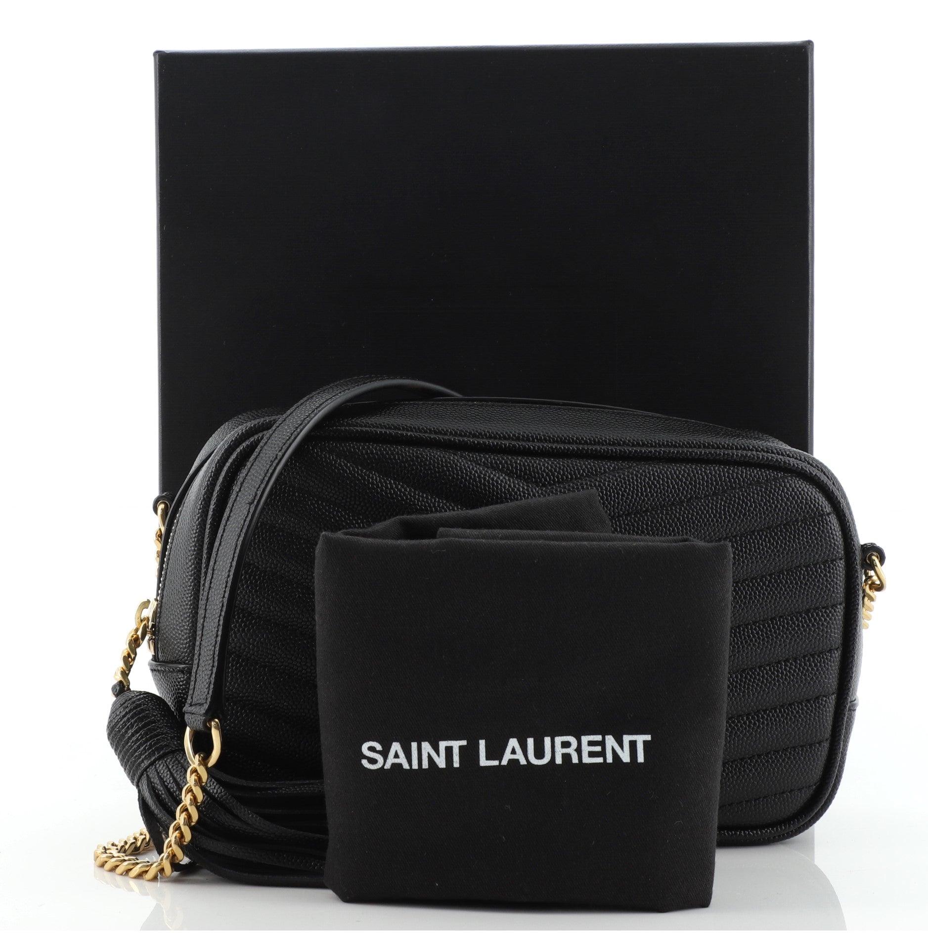 Lou Camera Bag Matelasse Chevron Leather Mini