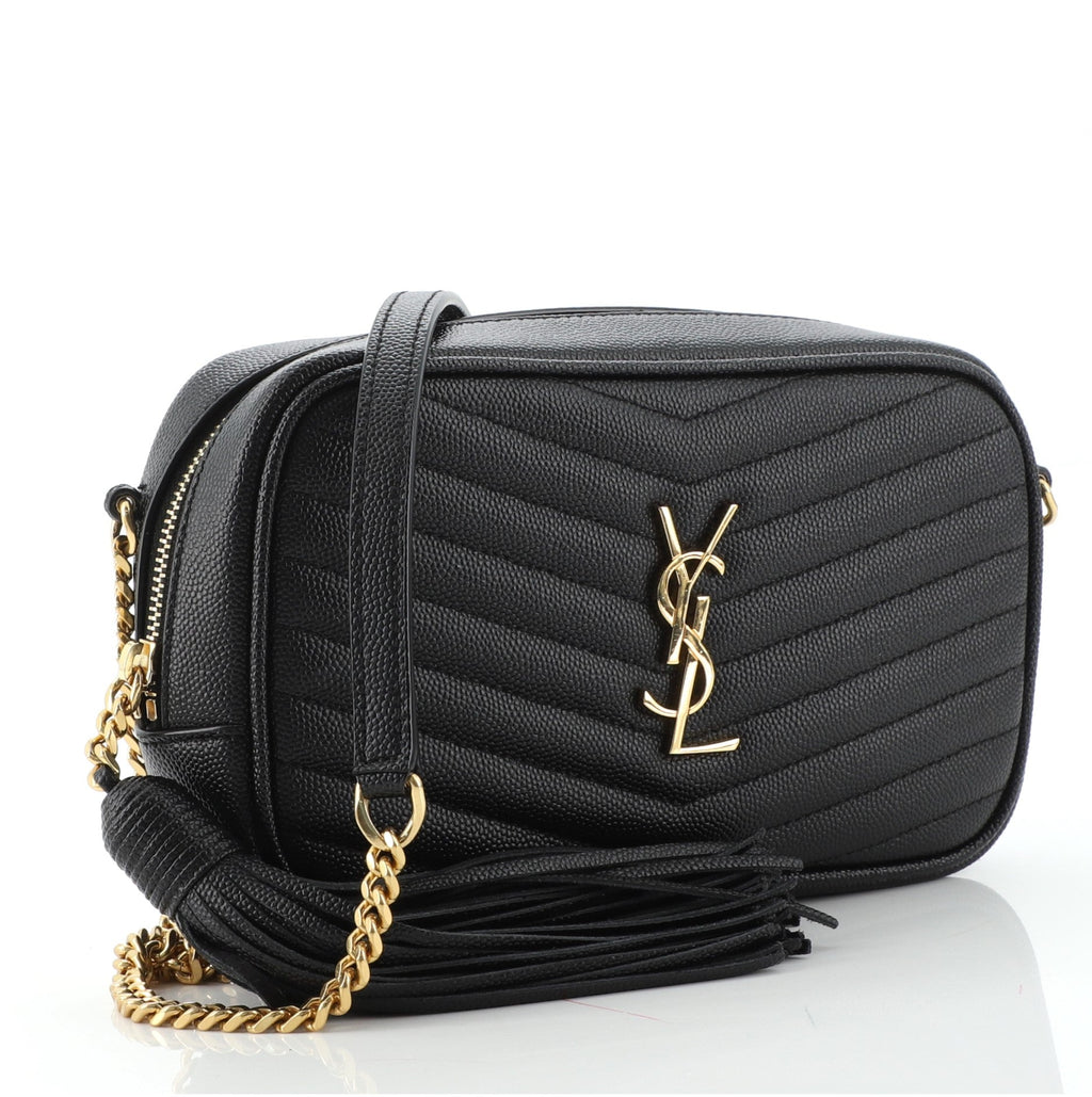 Lou Camera Bag Matelasse Chevron Leather Mini