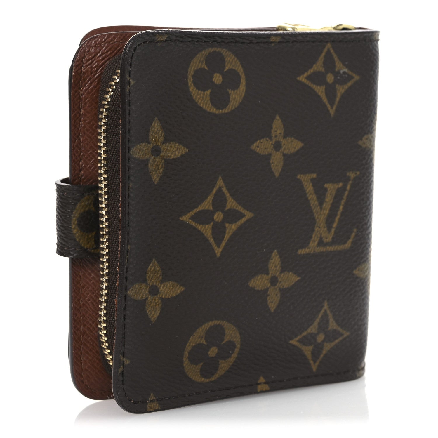 Monogram Compact Zippe Zipped Wallet