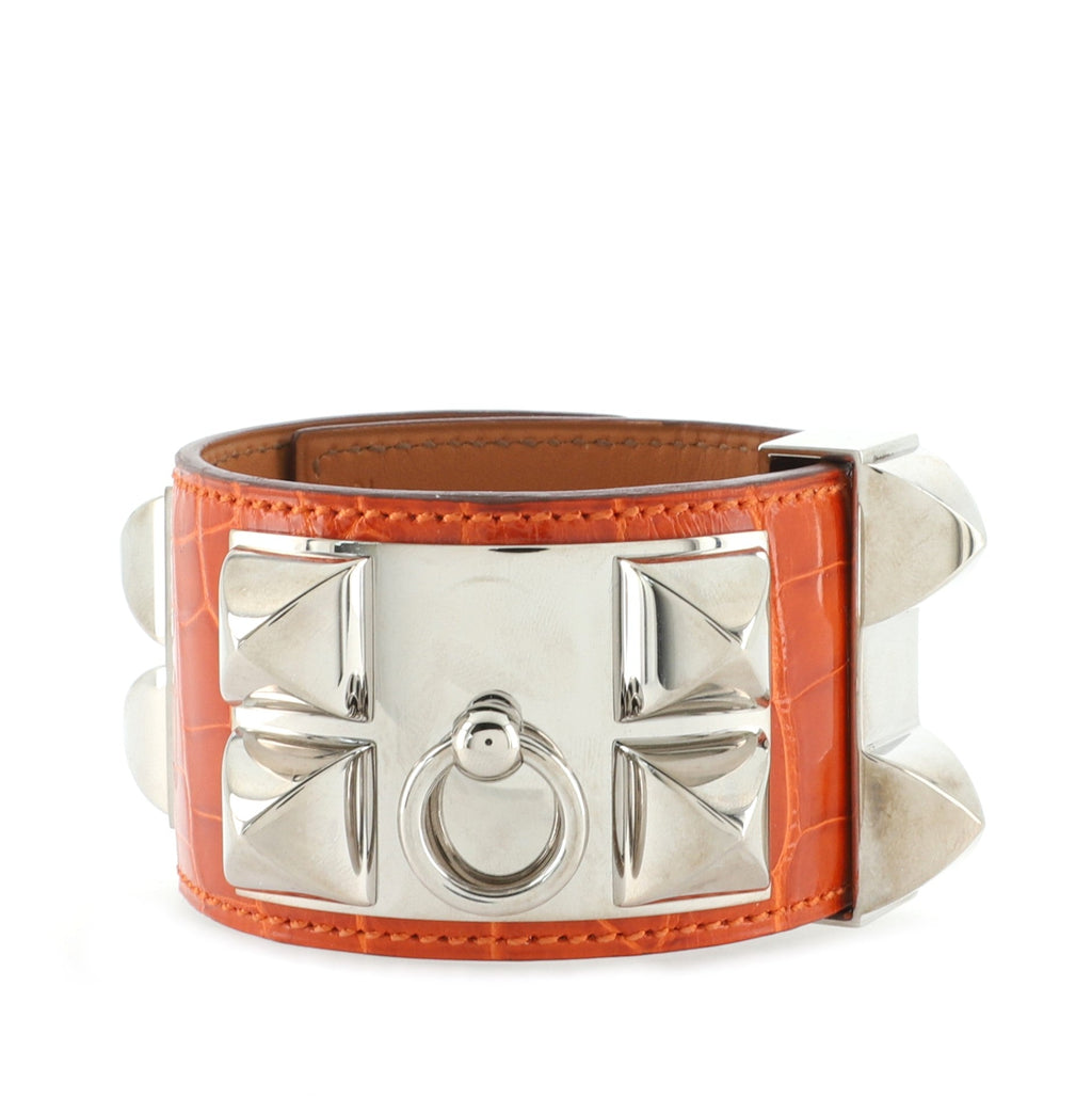 Collier de Chien Bracelet Shiny Alligator