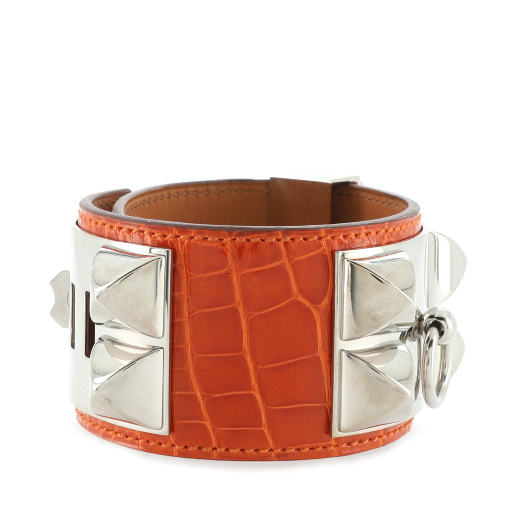 Collier de Chien Bracelet Shiny Alligator