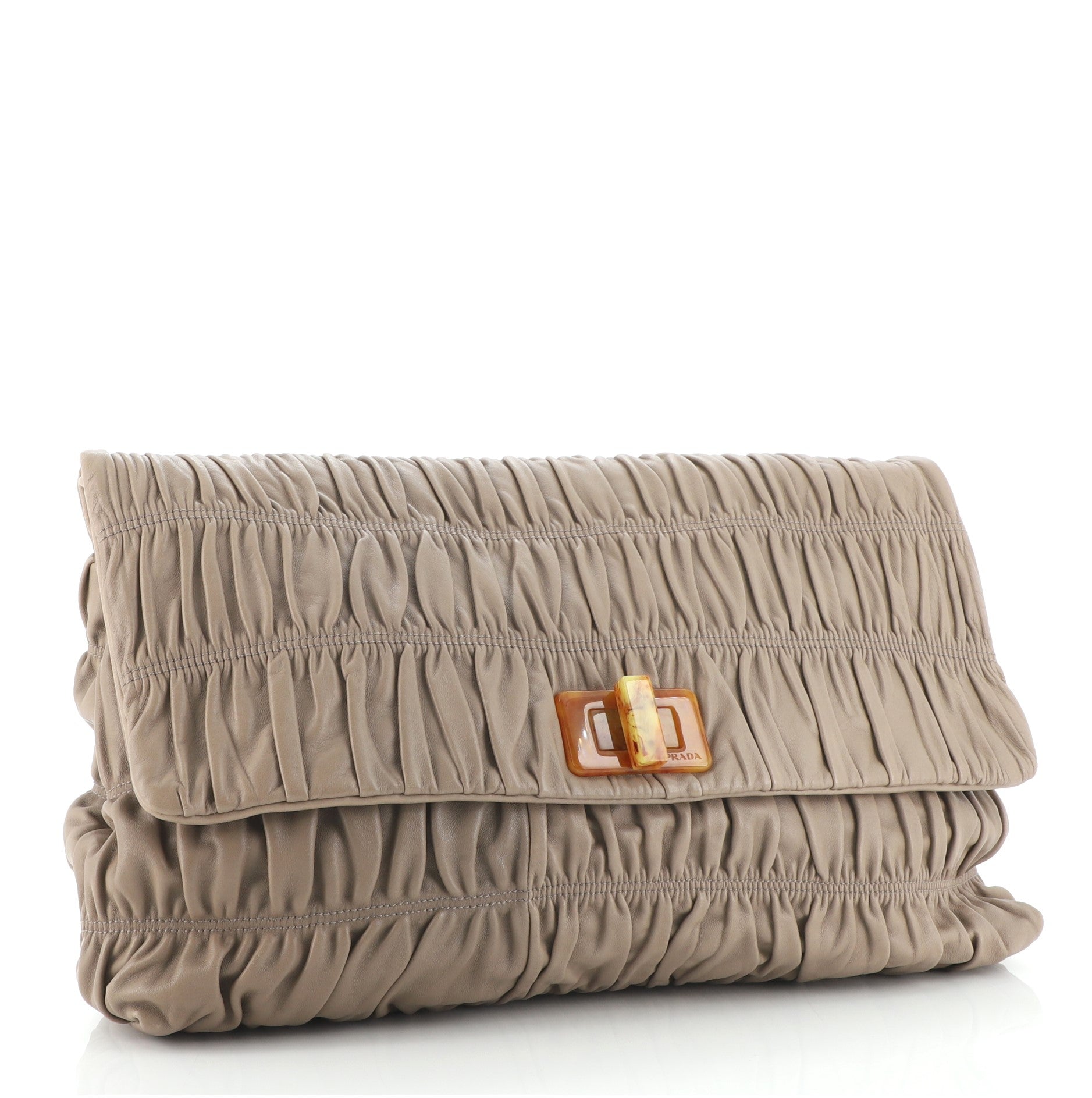 Oversized Clutch Nappa Gaufre Large