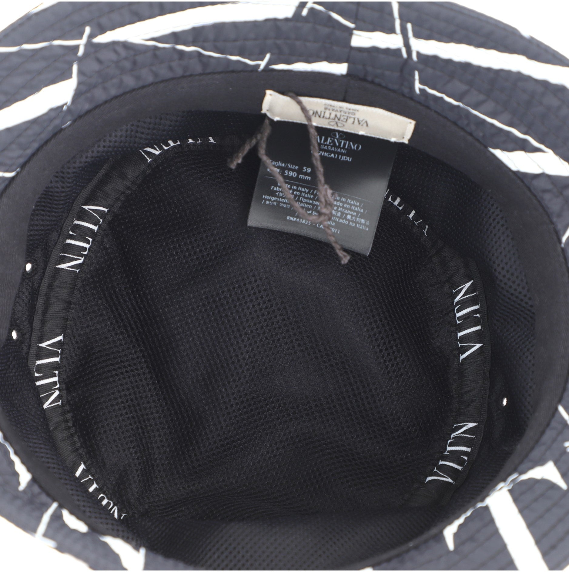 VLTN Times Bucket Hat Printed Nylon XXL