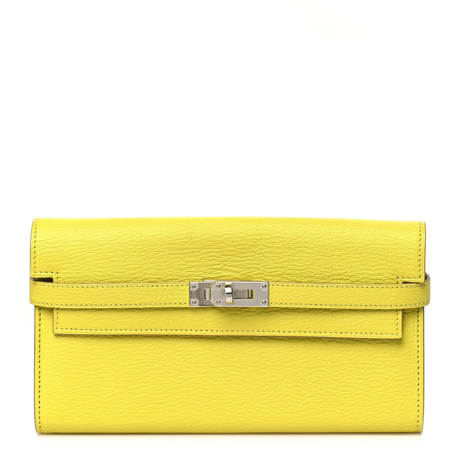 Chevre Mysore Kelly Longue Wallet Lime