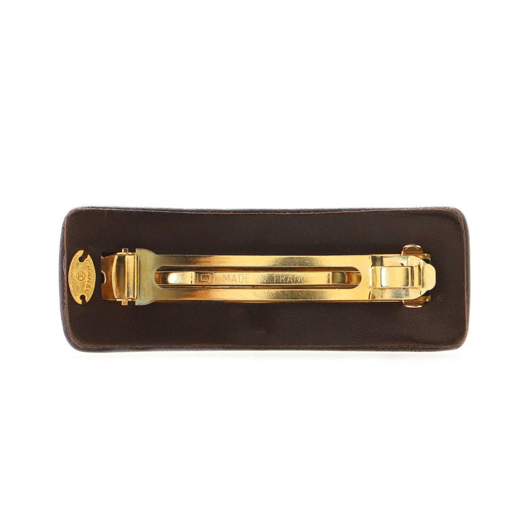 CC Turnlock Barrette Lambskin XS