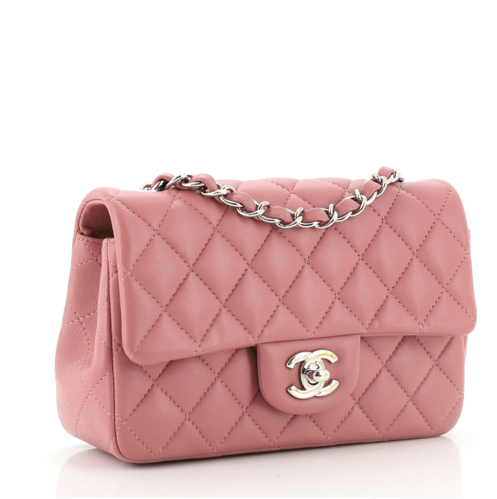 Classic Single Flap Bag Quilted Lambskin Mini