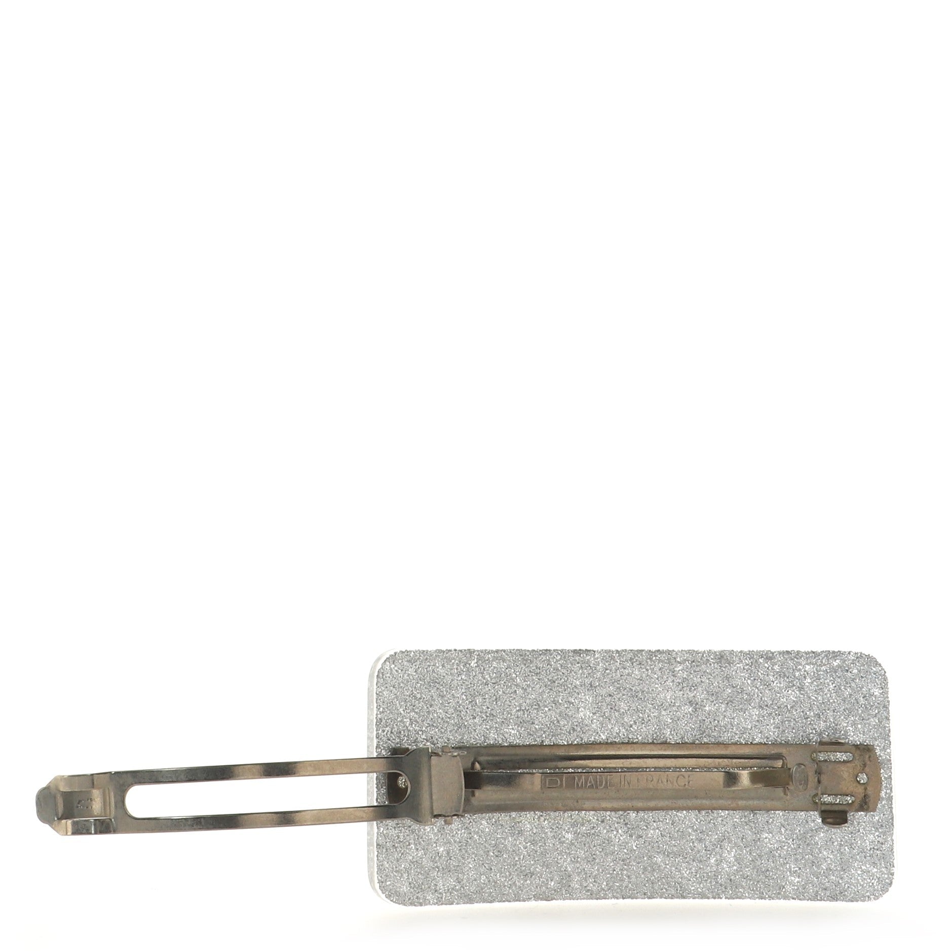 CC Hair Barrette Glitter Resin Large XS