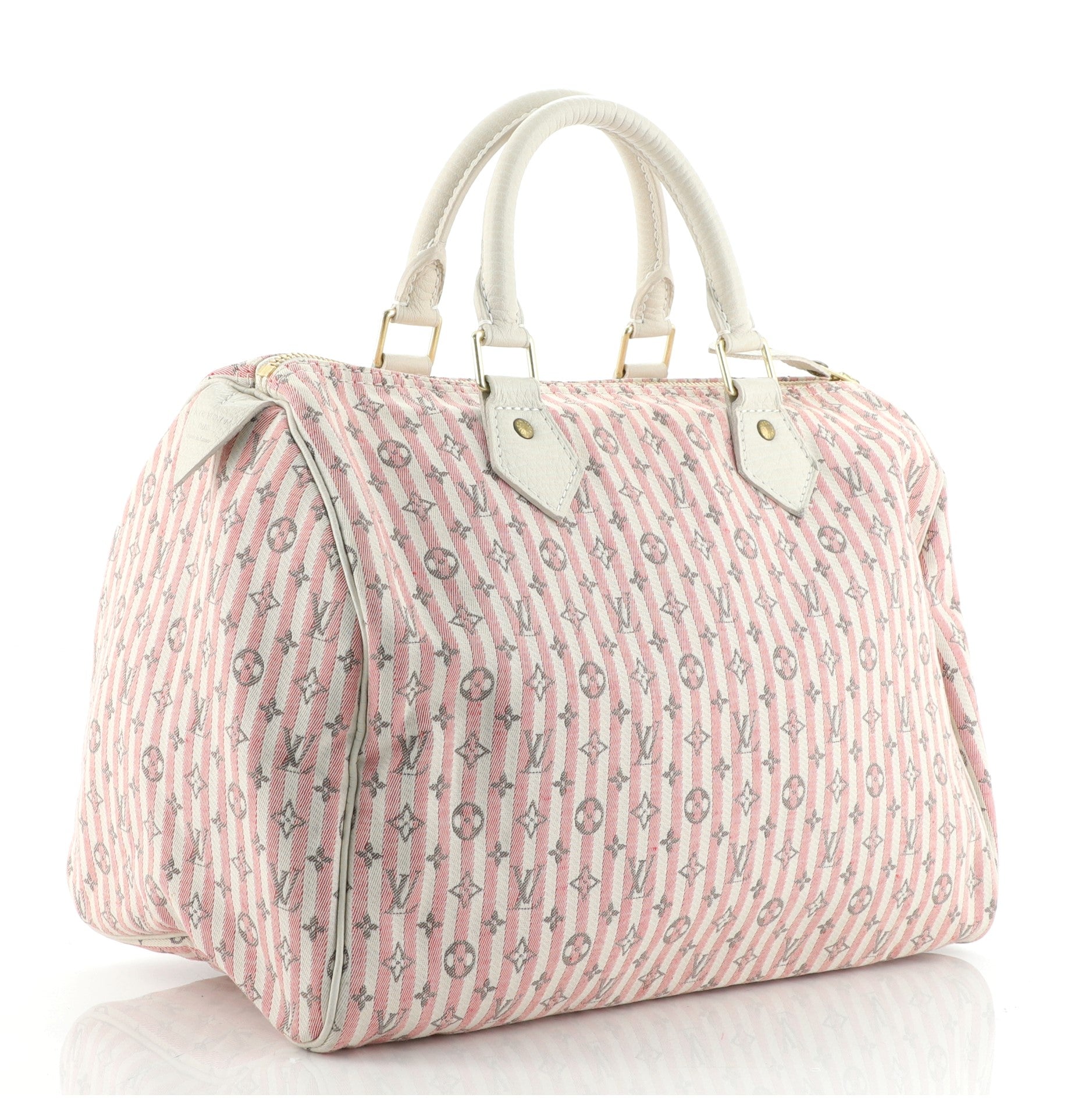 Speedy Handbag Mini Lin Croisette 30