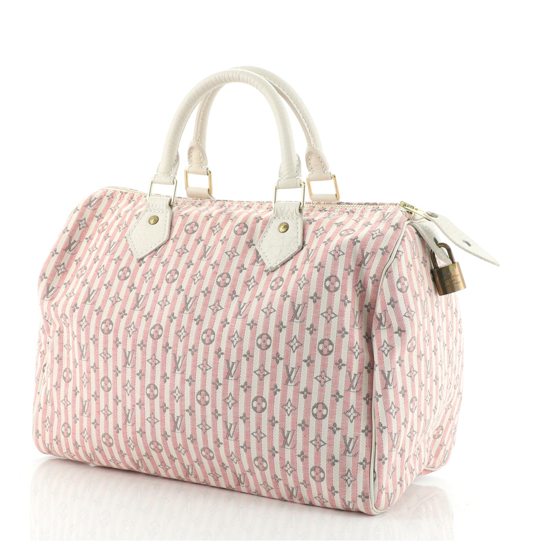 Speedy Handbag Mini Lin Croisette 30