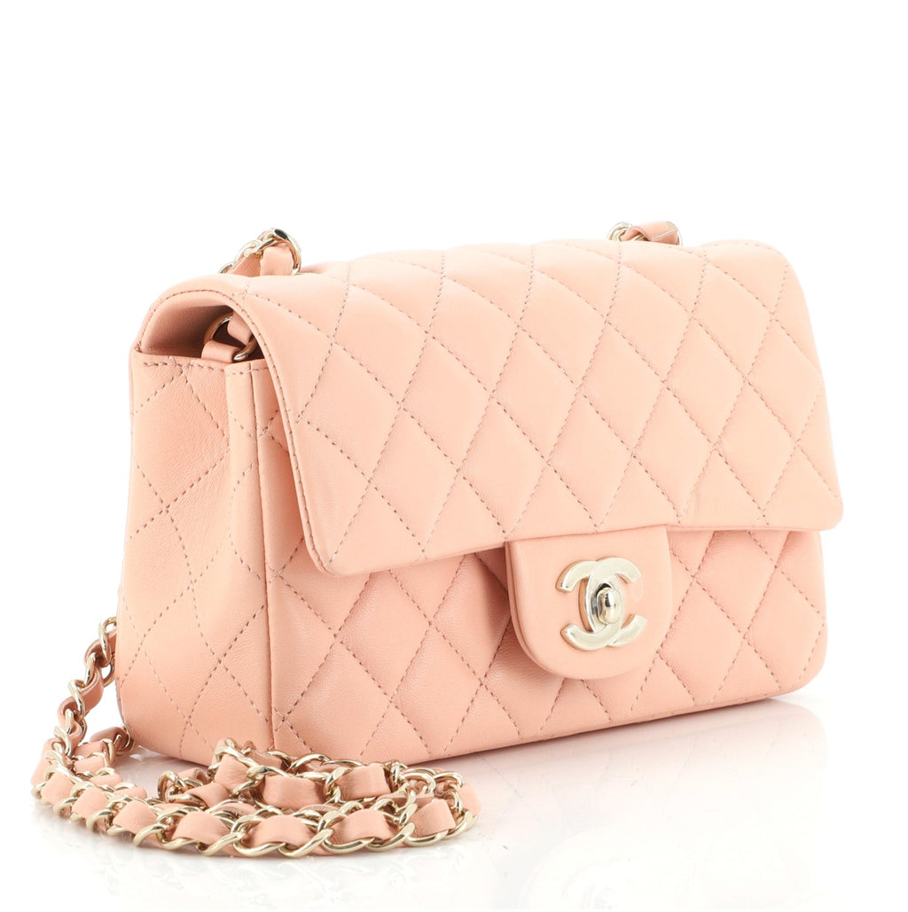 Classic Single Flap Bag Quilted Lambskin Mini