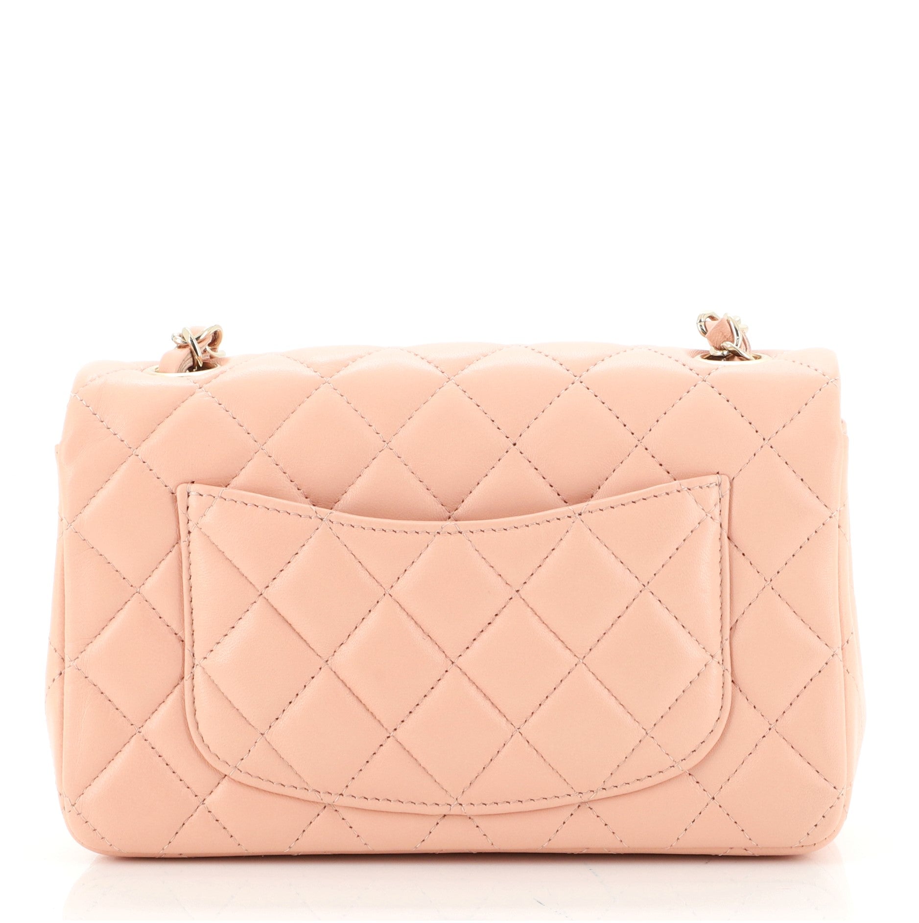 Classic Single Flap Bag Quilted Lambskin Mini