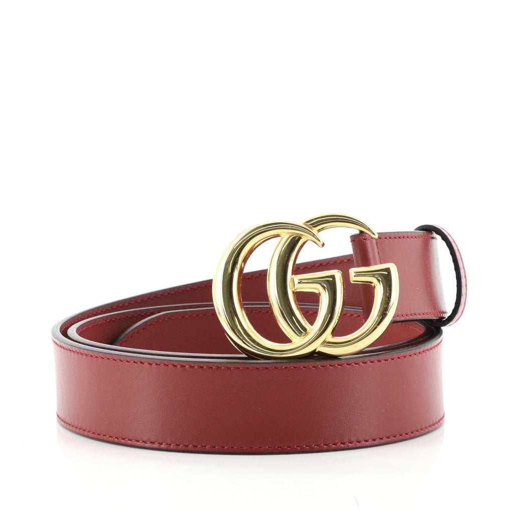 GG Marmont Belt Leather Thin 90