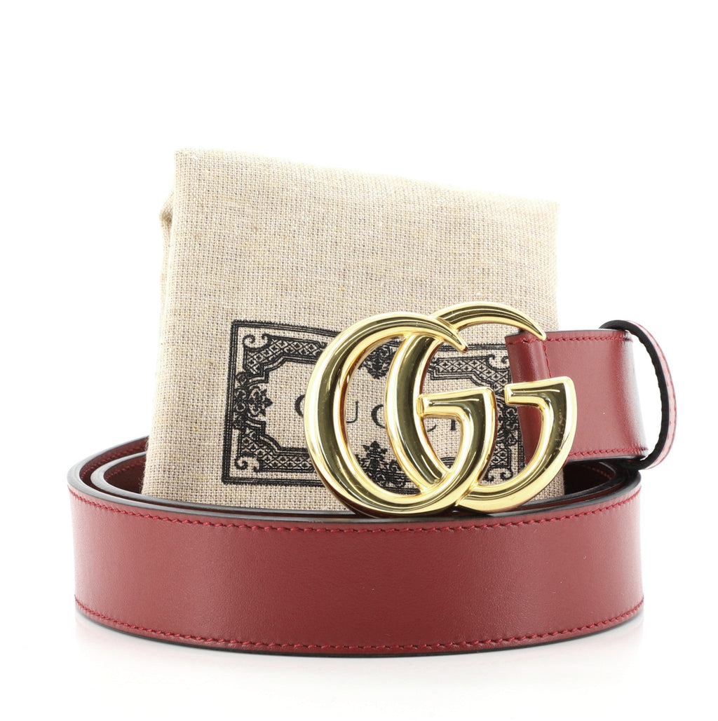 GG Marmont Belt Leather Thin 90