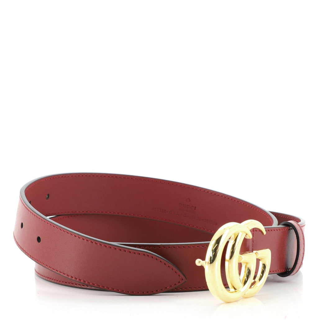 GG Marmont Belt Leather Thin 90