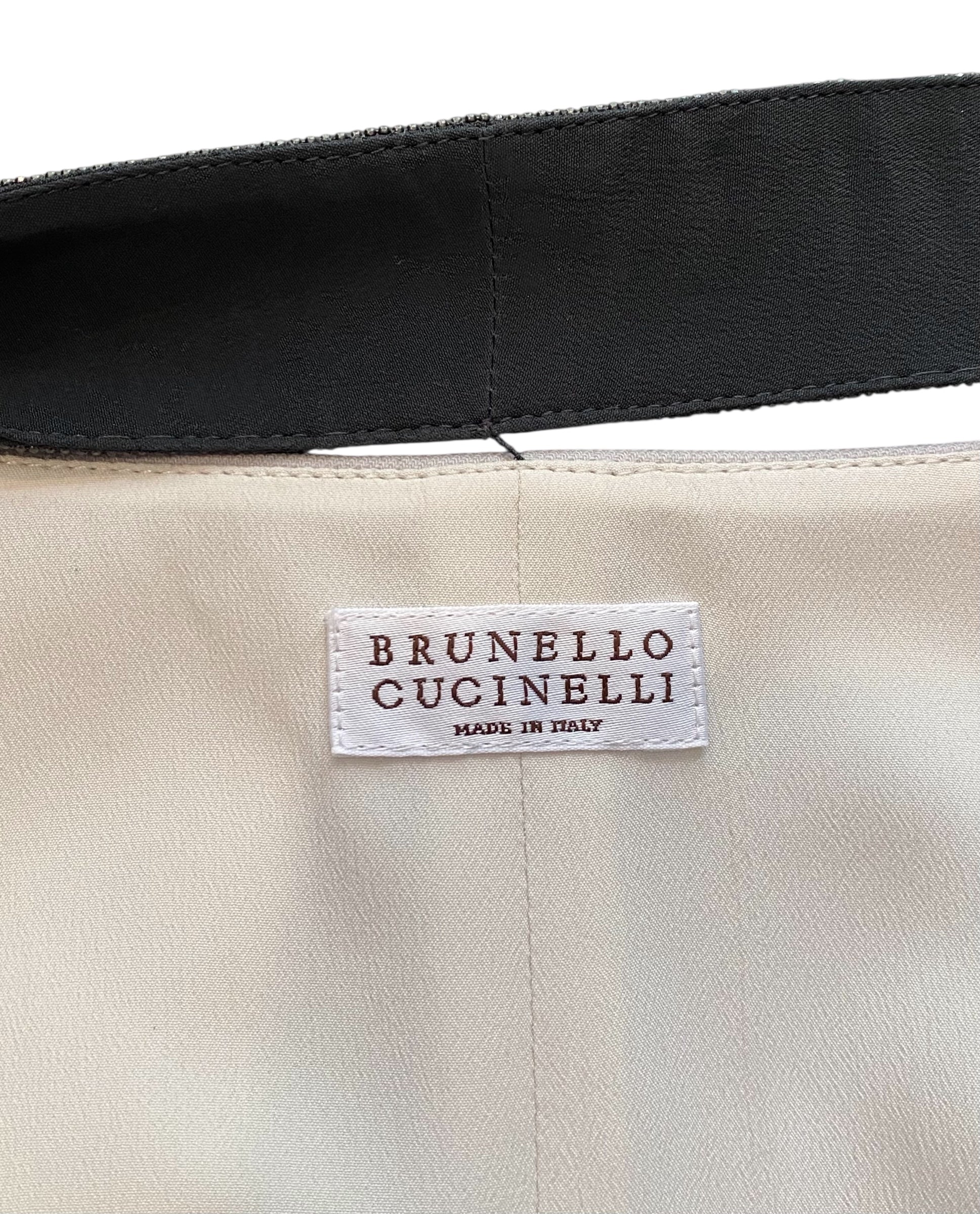 Brunello Cucinelli Ivory Monilli Vest - IT 44 / US 8