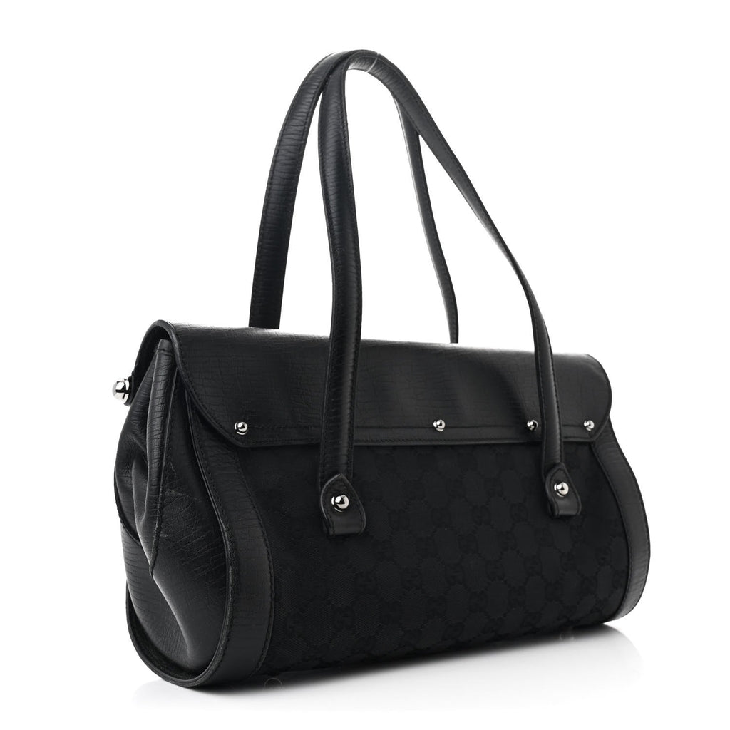 Monogram Bamboo Bullet Bag Black