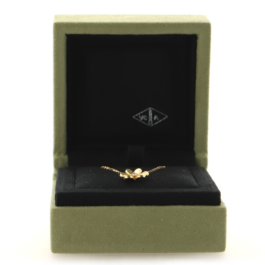 Frivole Pendant Necklace 18K Yellow Gold and Diamond Mini