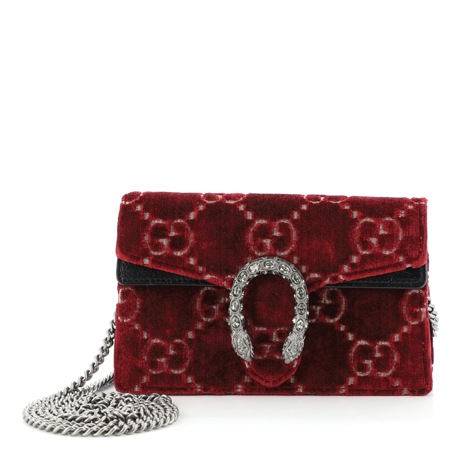 Dionysus Bag GG Velvet Super Mini