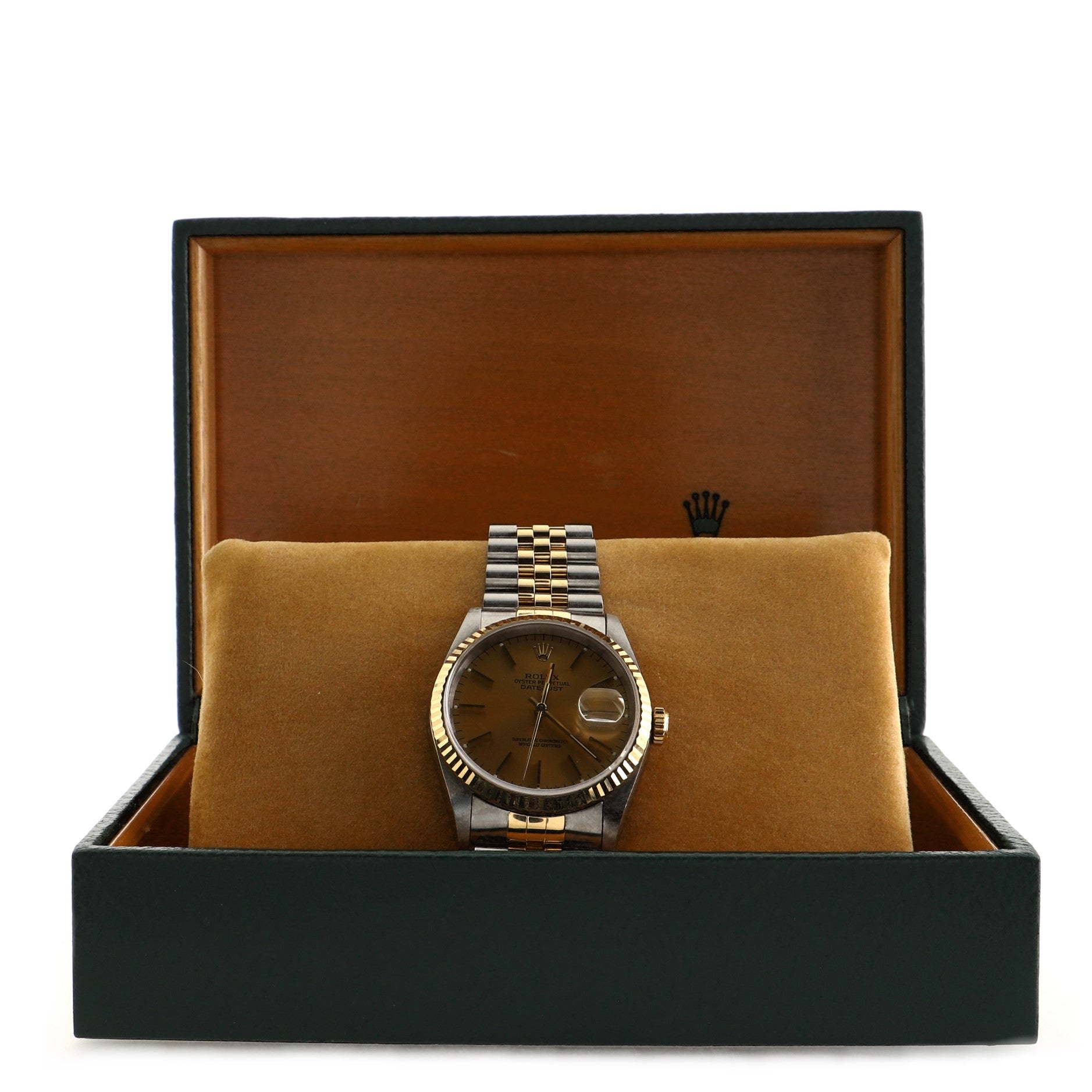 Oyster Perpetual Datejust Automatic Watch Stainless Steel and Yellow Gold 36