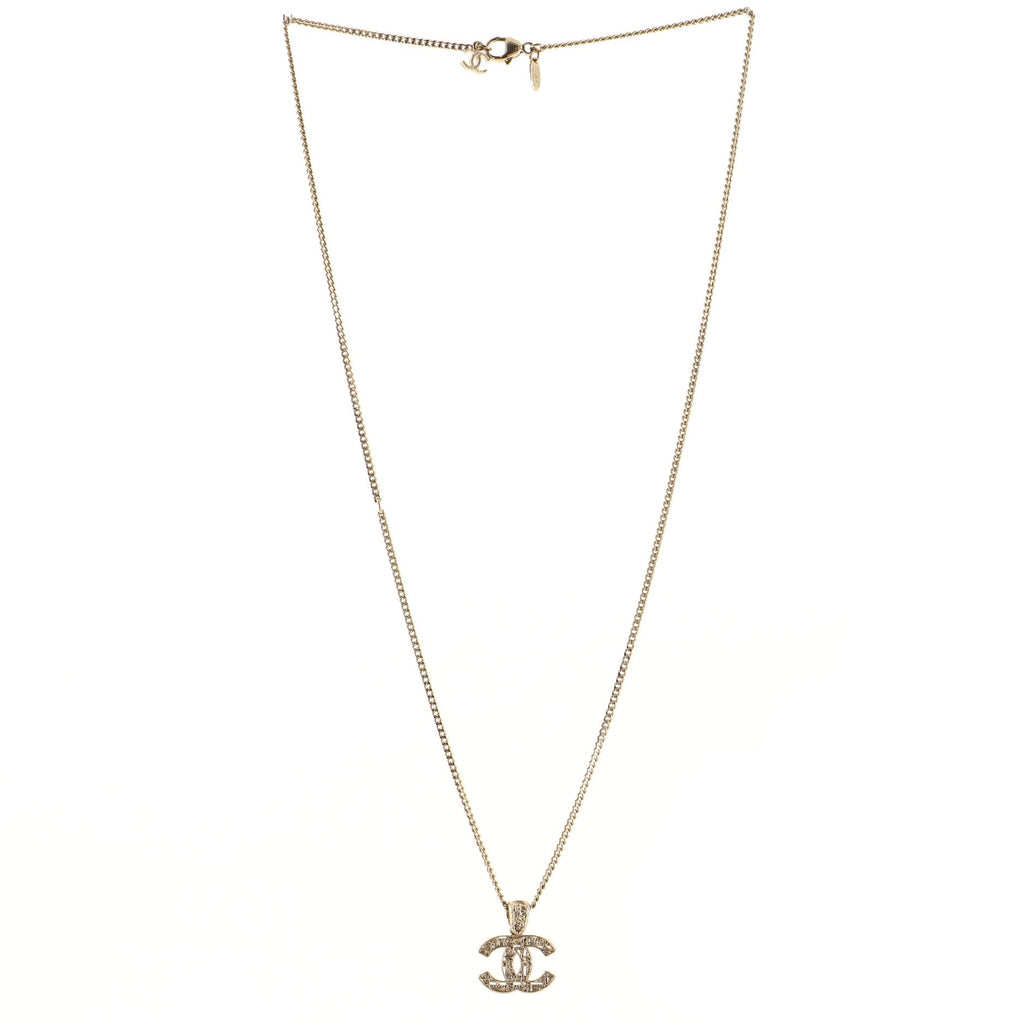 CC Tweed Effect Pendant Necklace Metal