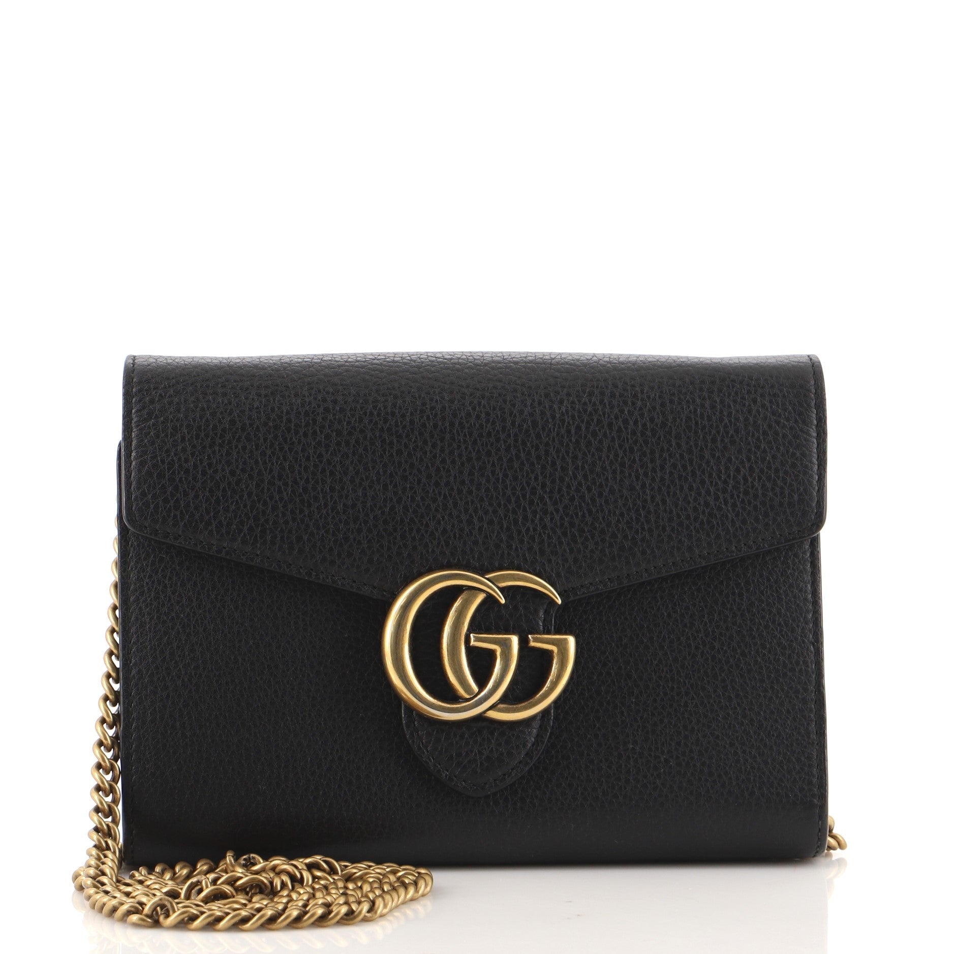 GG Marmont Chain Wallet Leather Mini