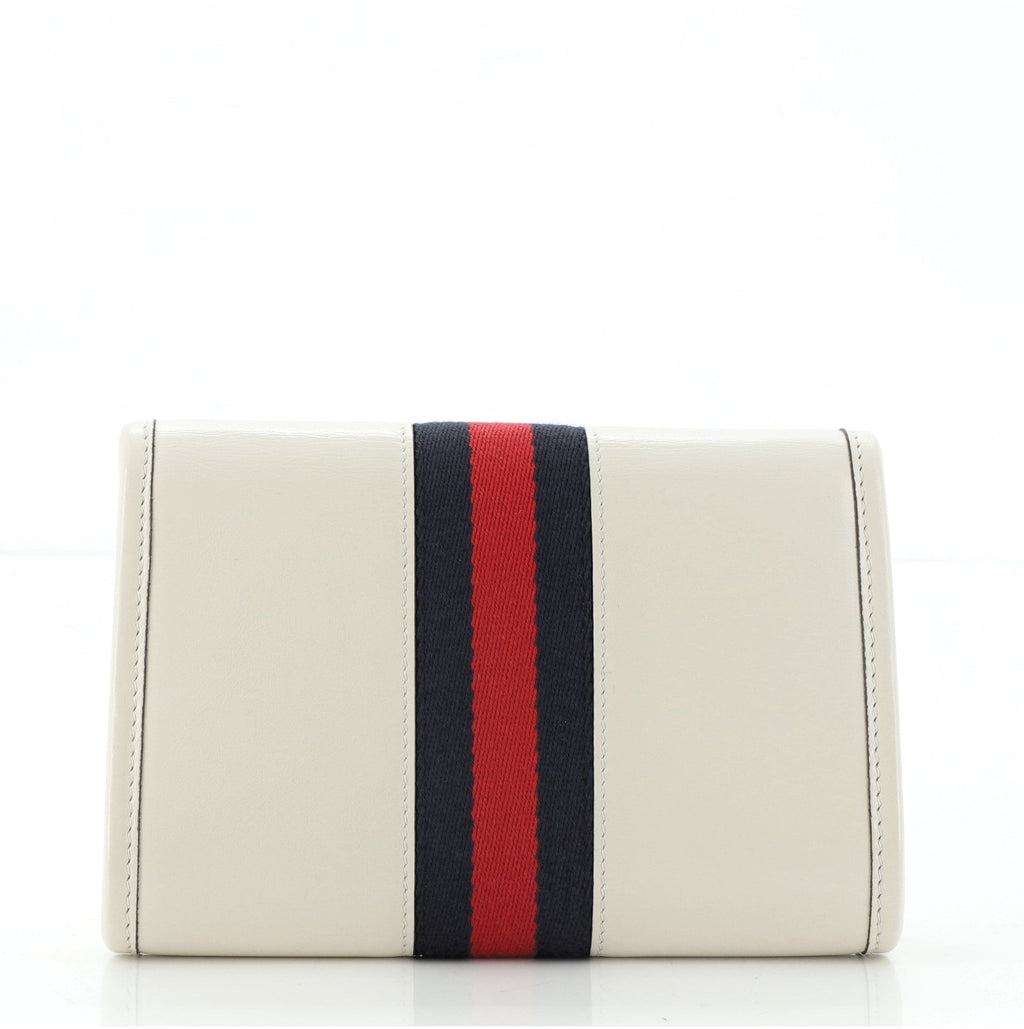 Rajah Web Chain Shoulder Bag Leather Mini