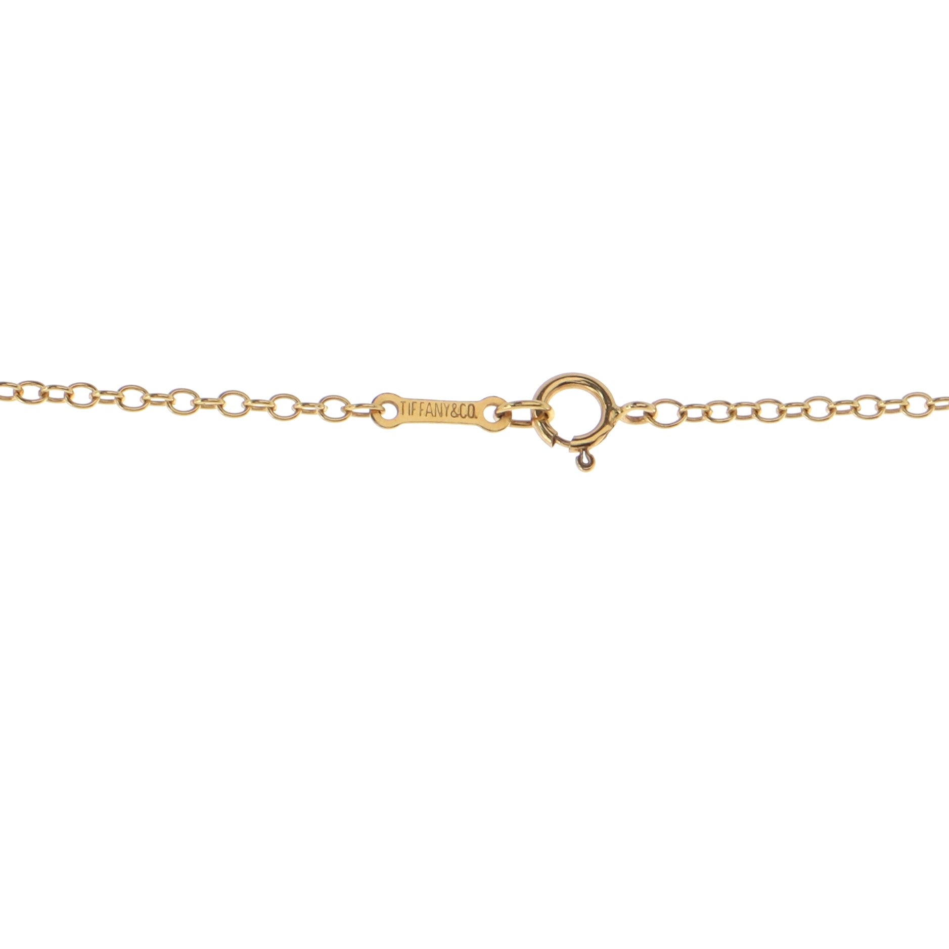 Elsa Peretti Apple Pendant Necklace 18K Yellow Gold Large