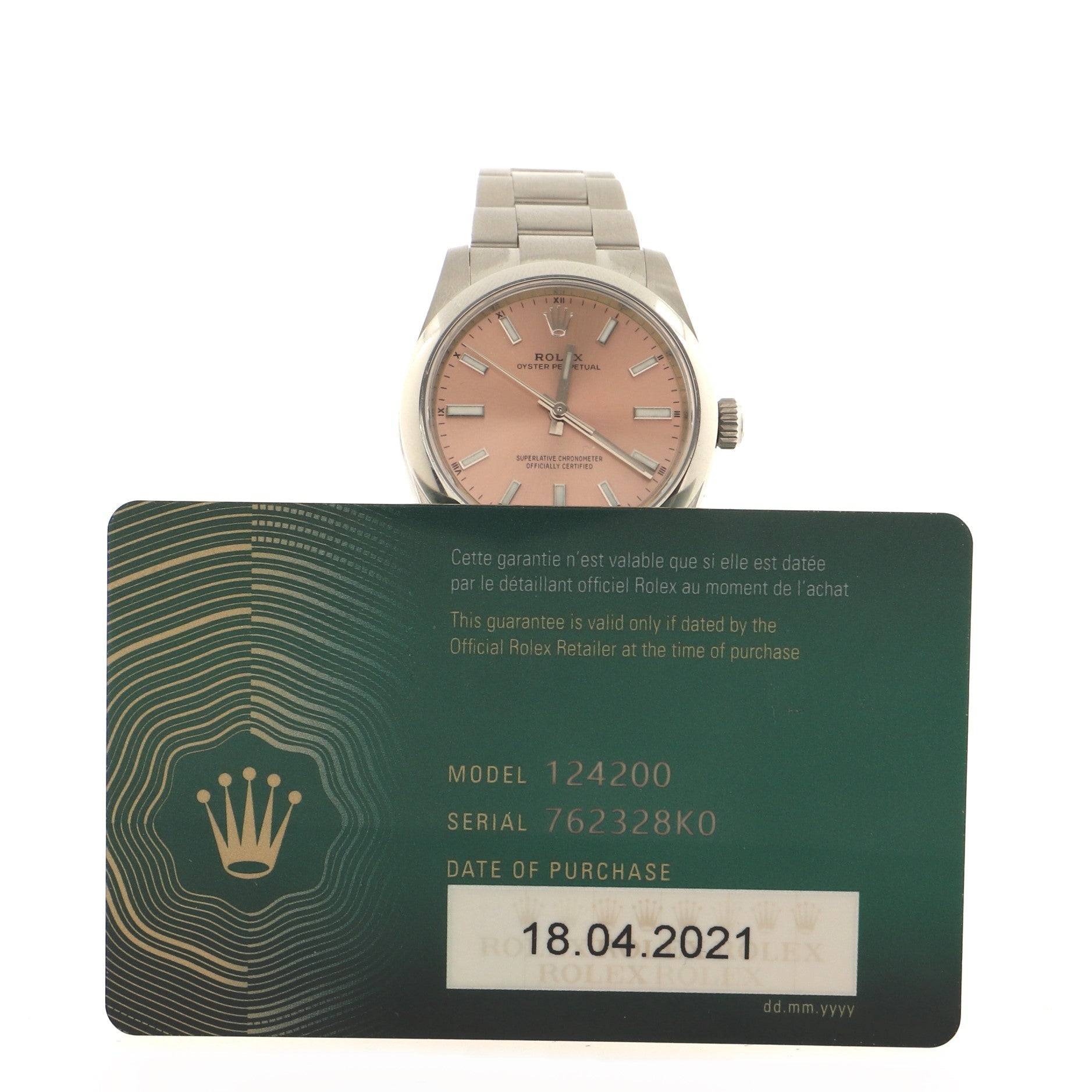Oyster Perpetual Automatic Watch Stainless Steel 34