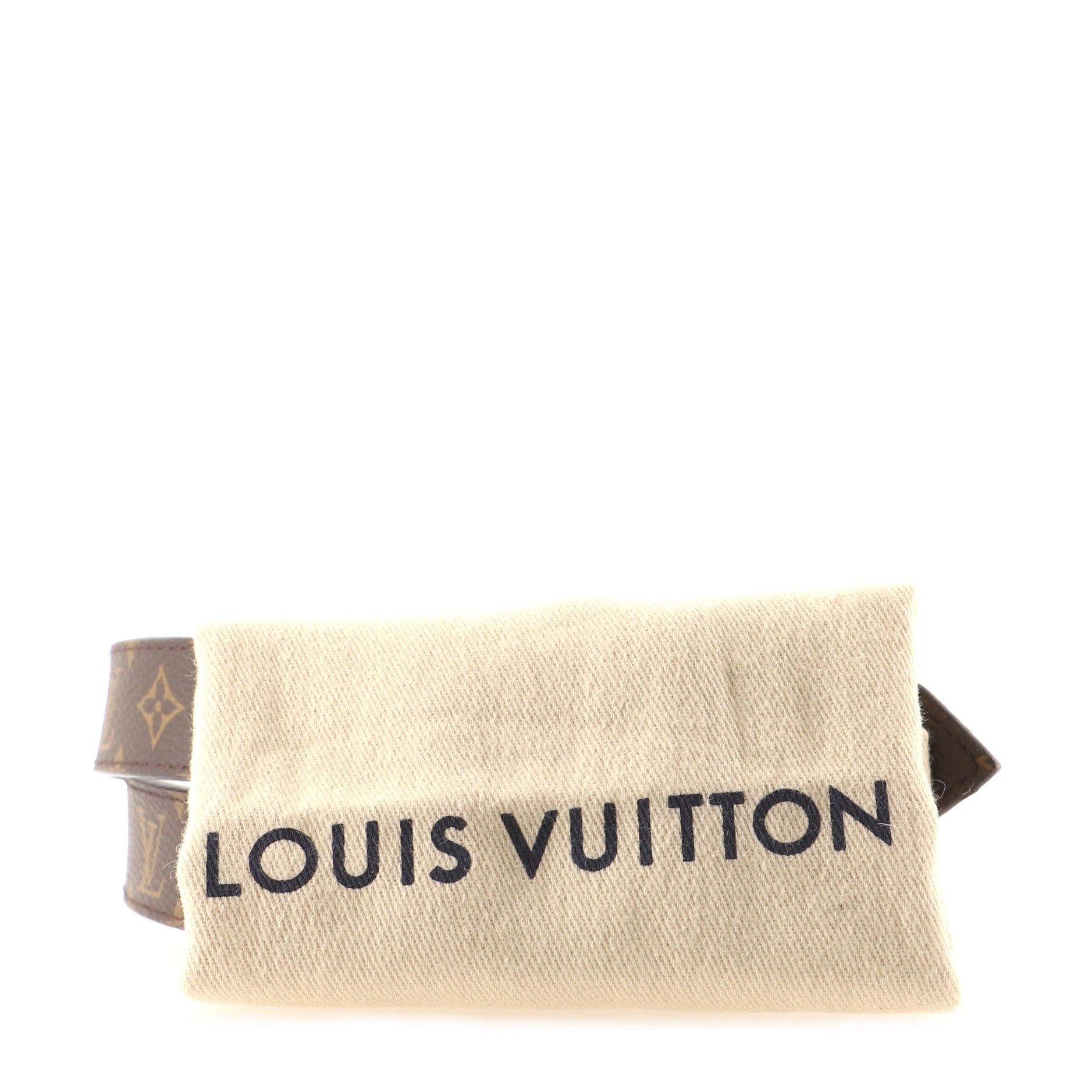 Dauphine Reversible Belt Monogram Canvas and Leather Thin 80