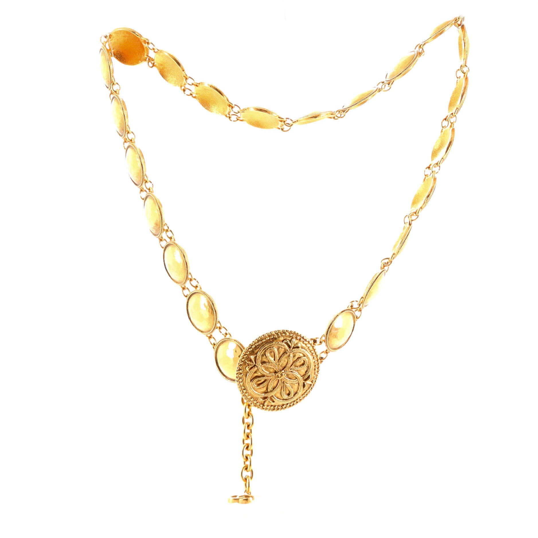 Flower Medallion Belt Metal 90